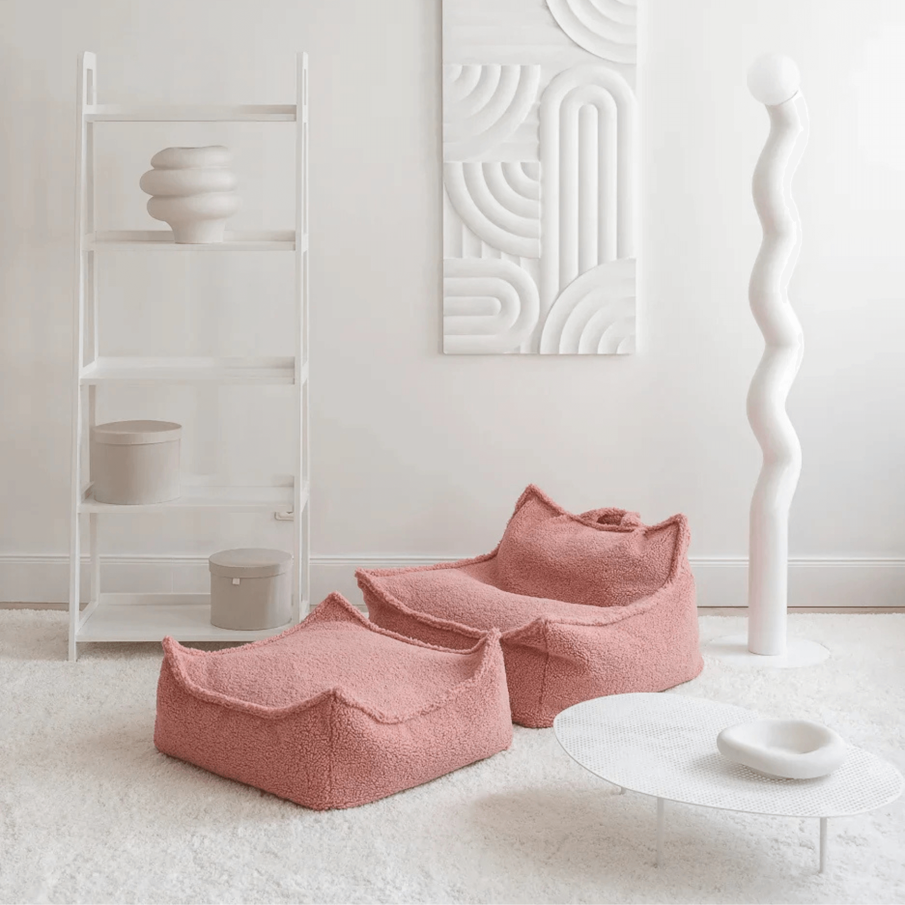 Kinder Ottoman Sitzgelegenheit & Beanbag Bundle – Wigiwama