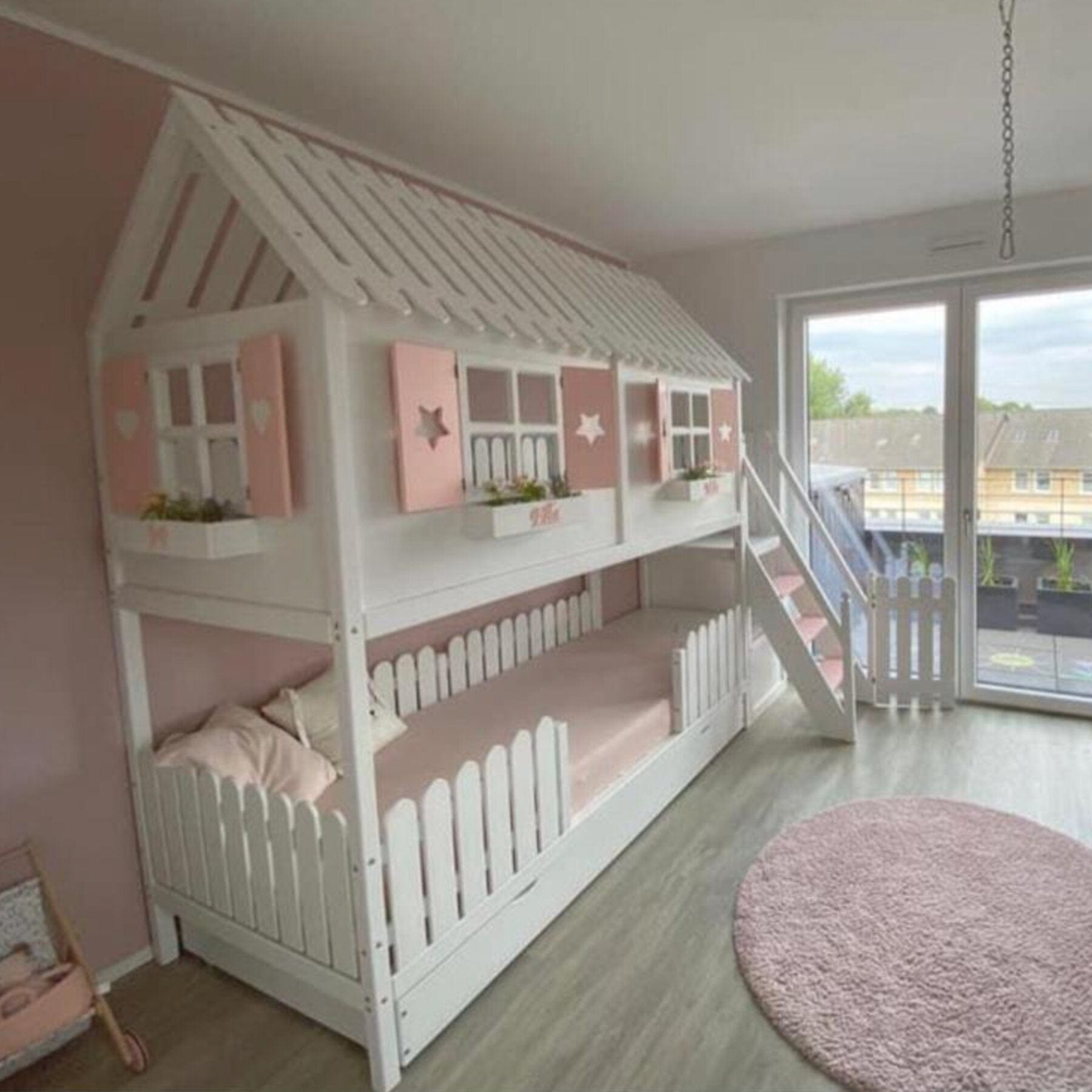 Kinderbett Hochbett Hausbett Individuell - LeoBabys