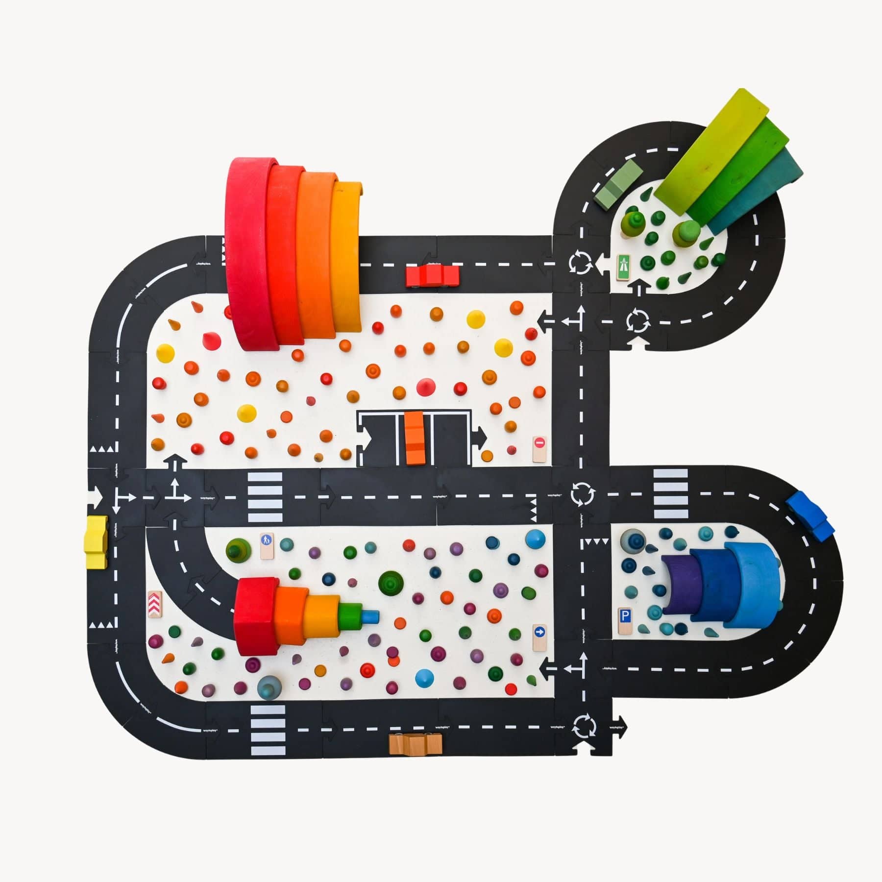 King of the Road - Flexible Spielstraße | 40 Teile | waytoplay