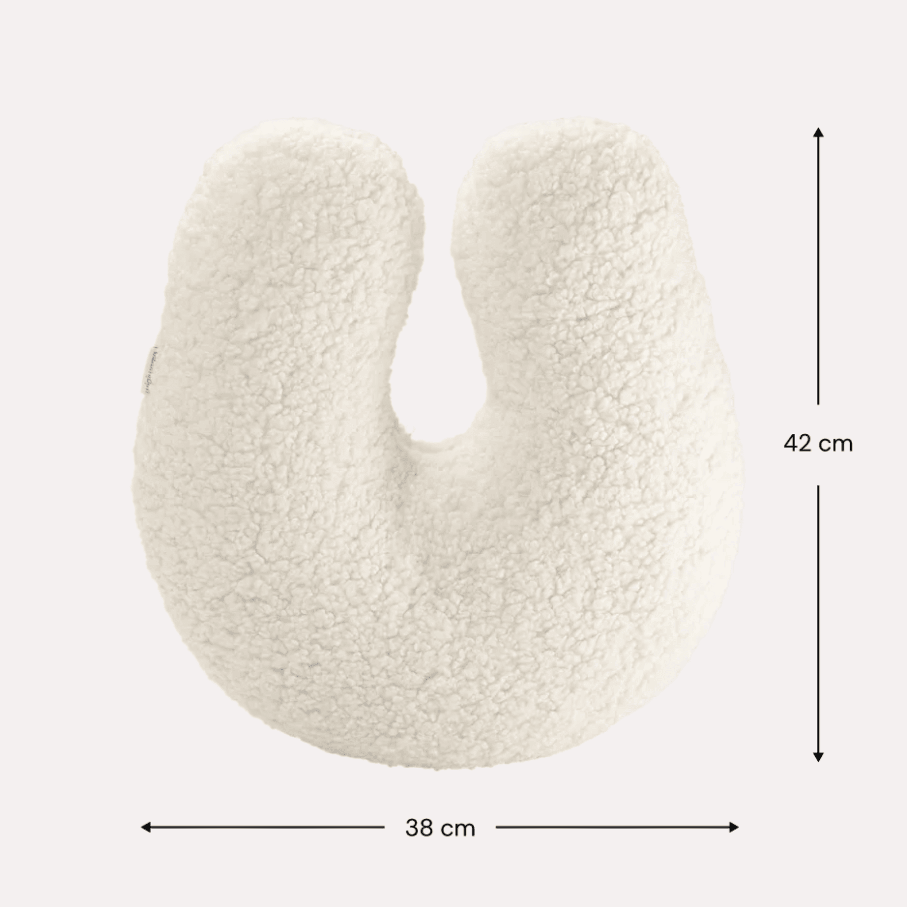 Kissen in U-Form aus Teddy Polster Kinderkissen I wigiwama - LeoBabys