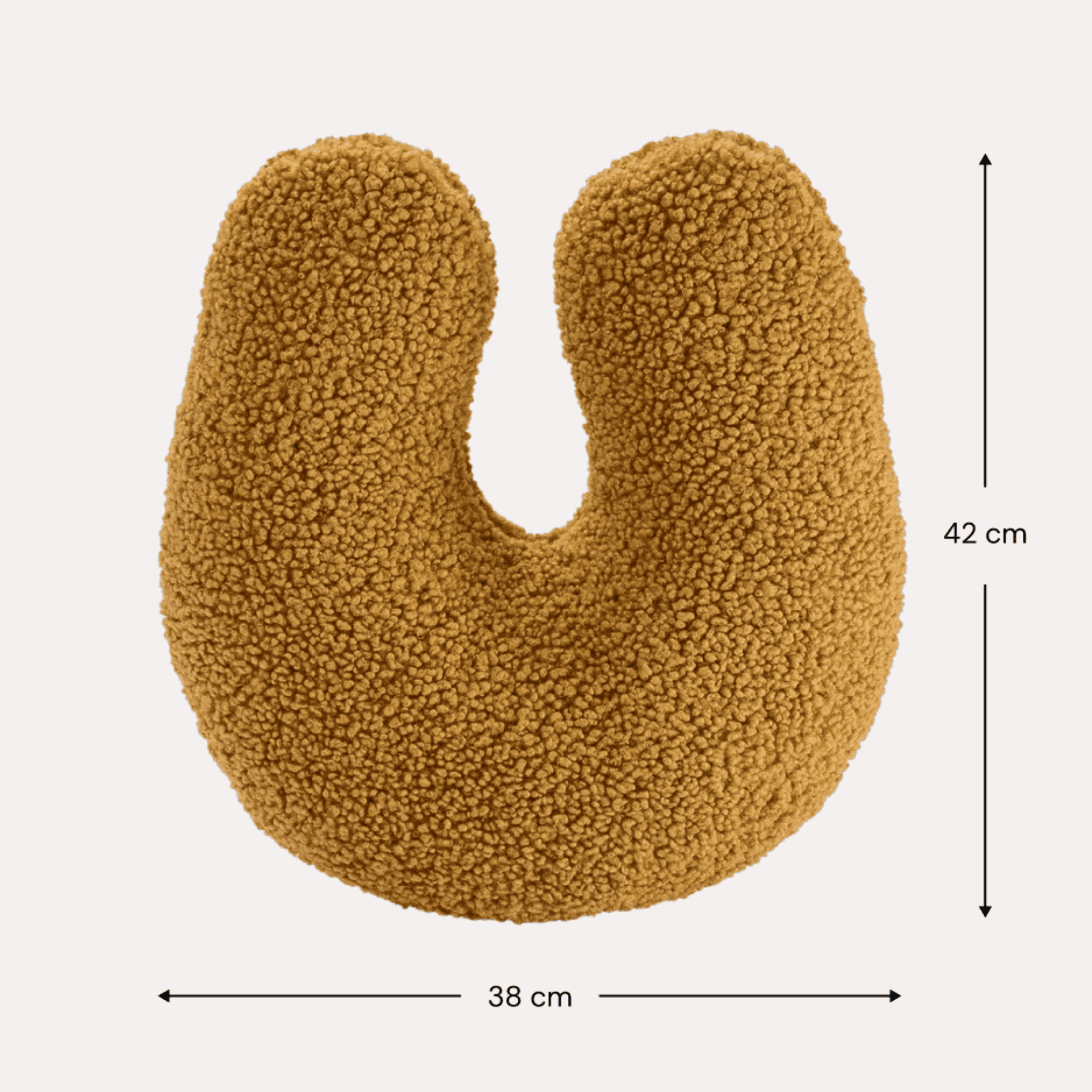 Kissen in U-Form aus Teddy Polster Kinderkissen I wigiwama - LeoBabys