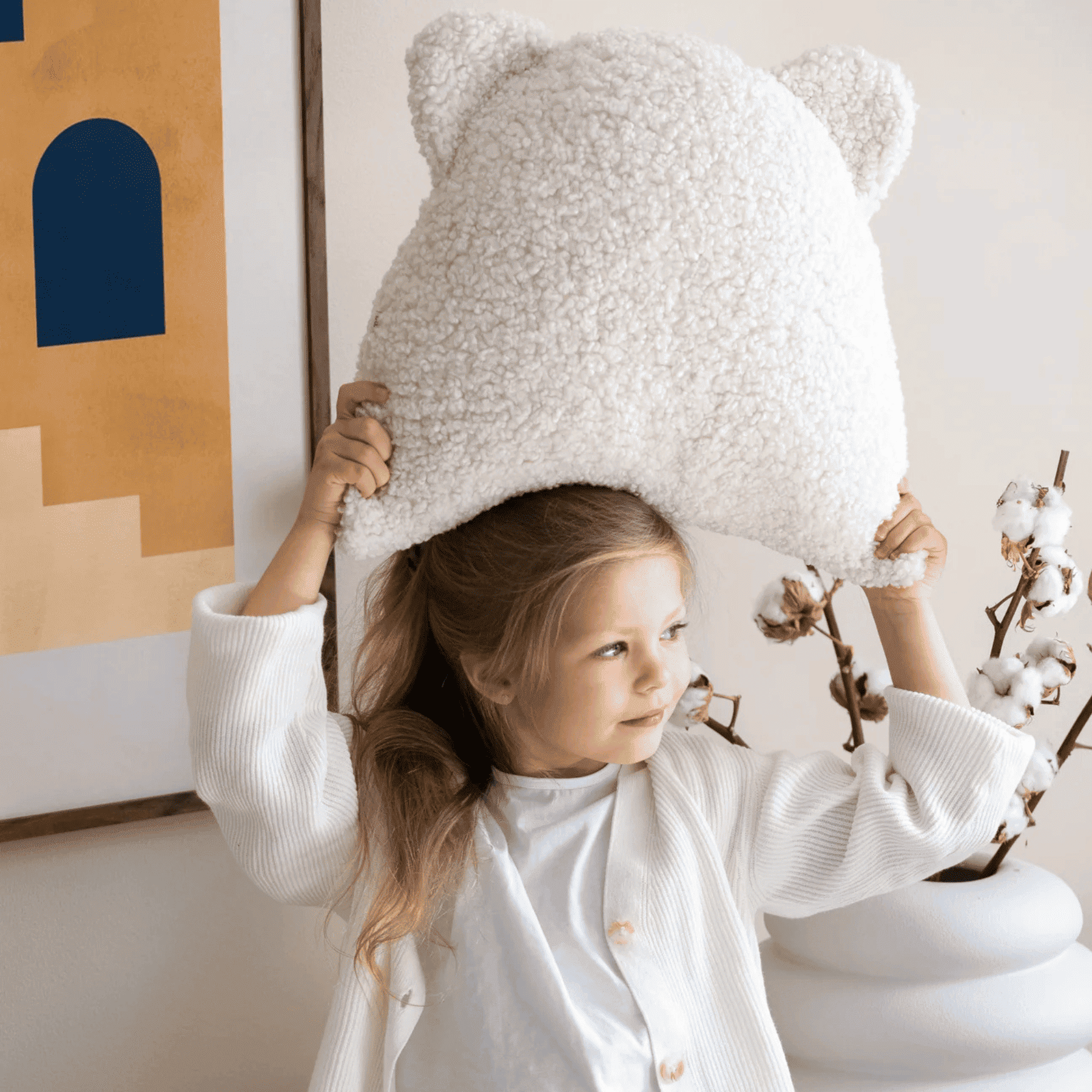 Kissen Bär aus Teddy Polster I wigiwama - LeoBabys