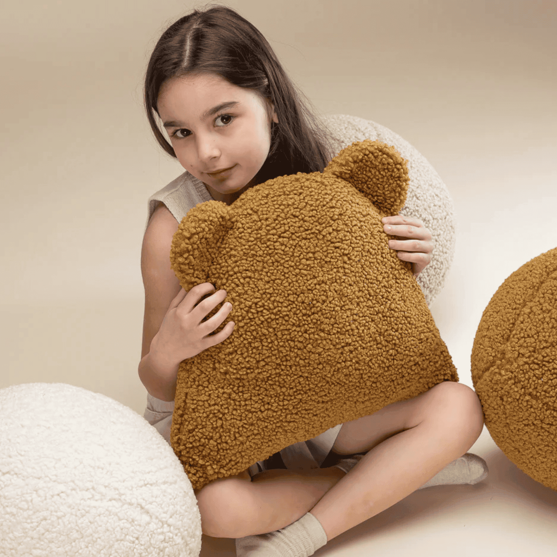 Kissen Bär aus Teddy Polster I wigiwama - LeoBabys