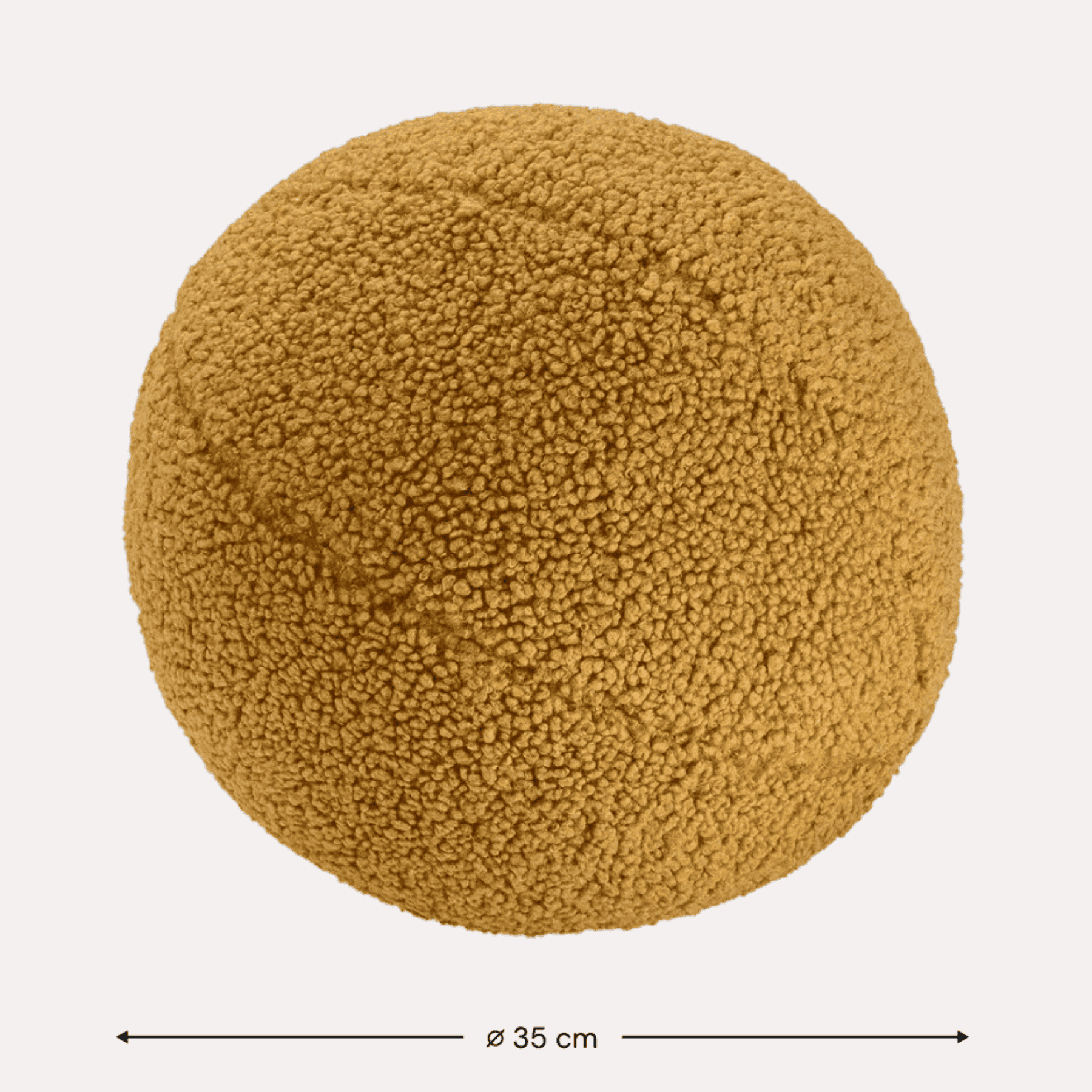 Kissen Ball aus Teddy Polster I wigiwama - LeoBabys