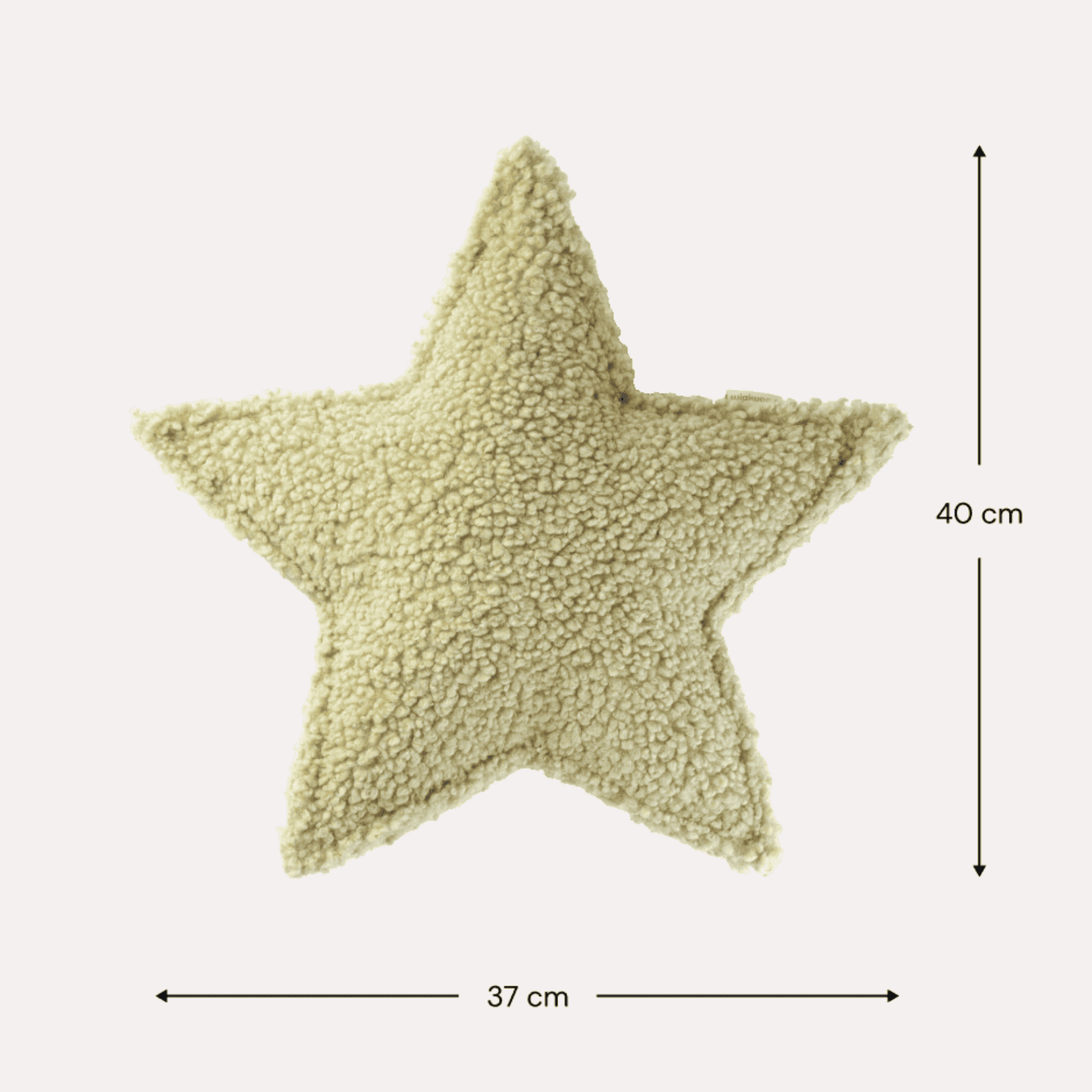 Kissen Stern aus Teddy Polster I wigiwama - LeoBabys