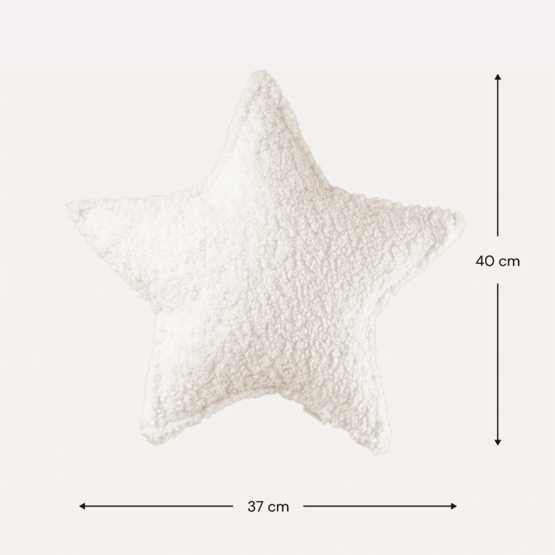 Kissen Stern aus Teddy Polster I wigiwama - LeoBabys