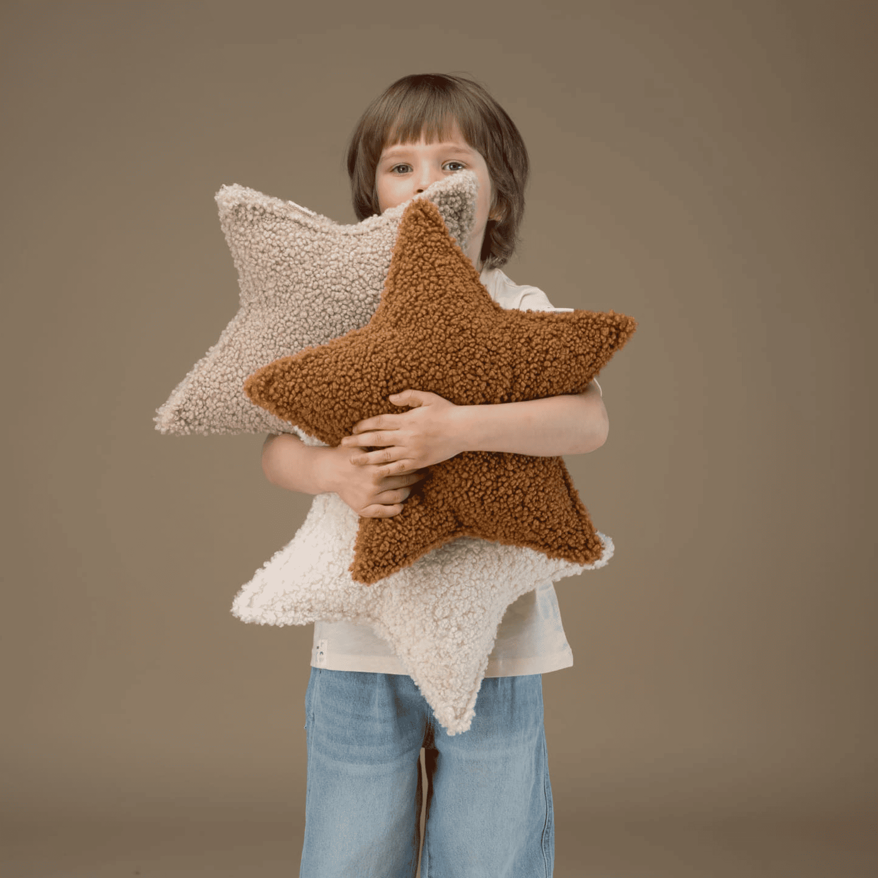 Kissen Stern aus Teddy Polster I wigiwama - LeoBabys