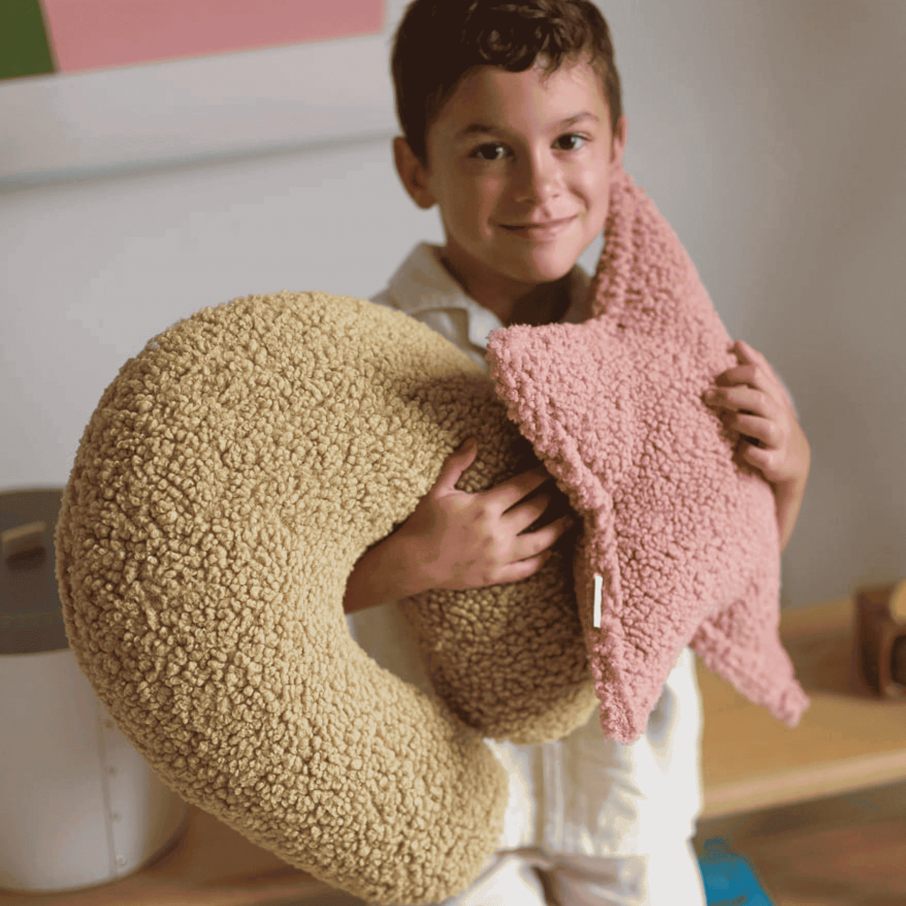 Kissen Stern aus Teddy Polster I wigiwama - LeoBabys