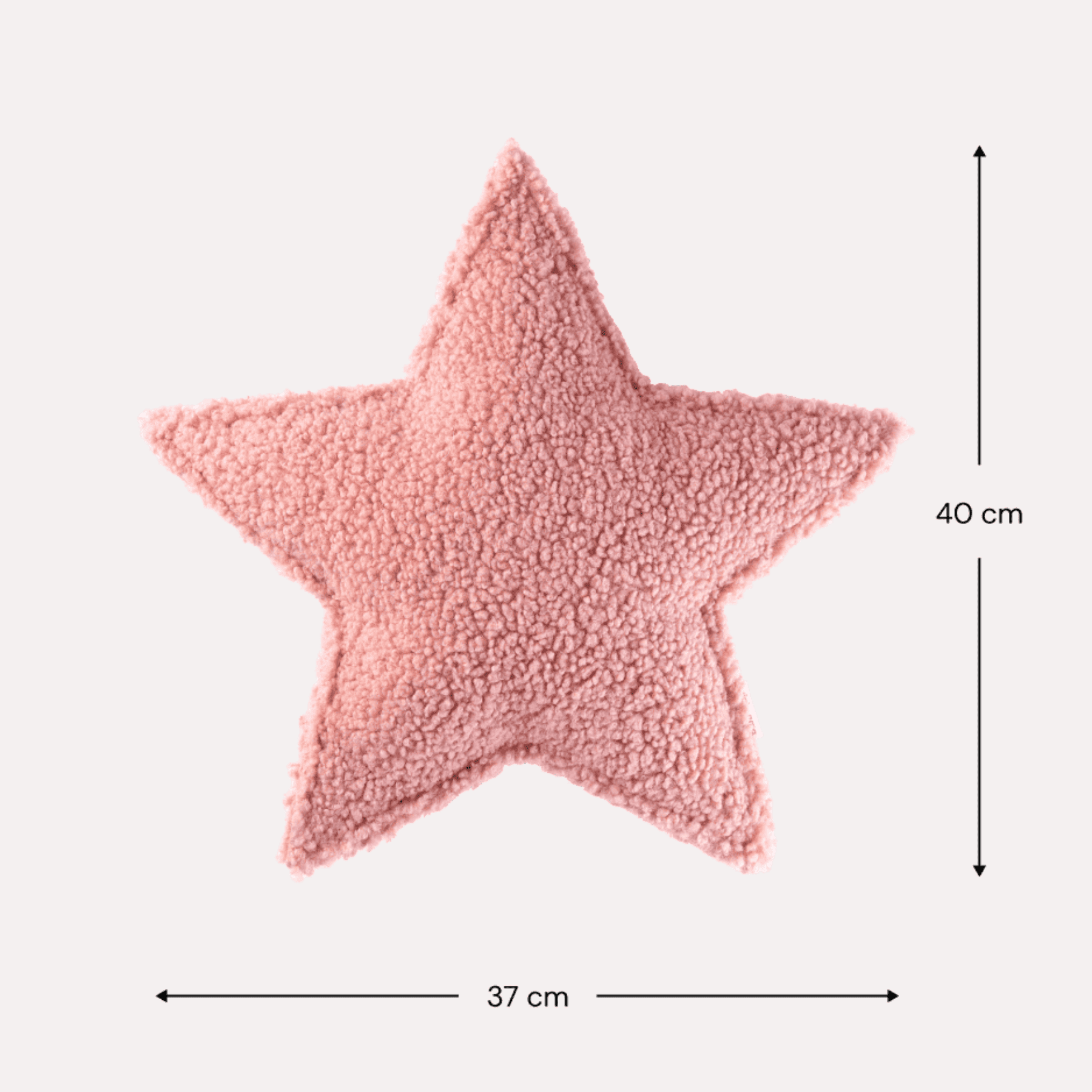 Kissen Stern aus Teddy Polster I wigiwama - LeoBabys