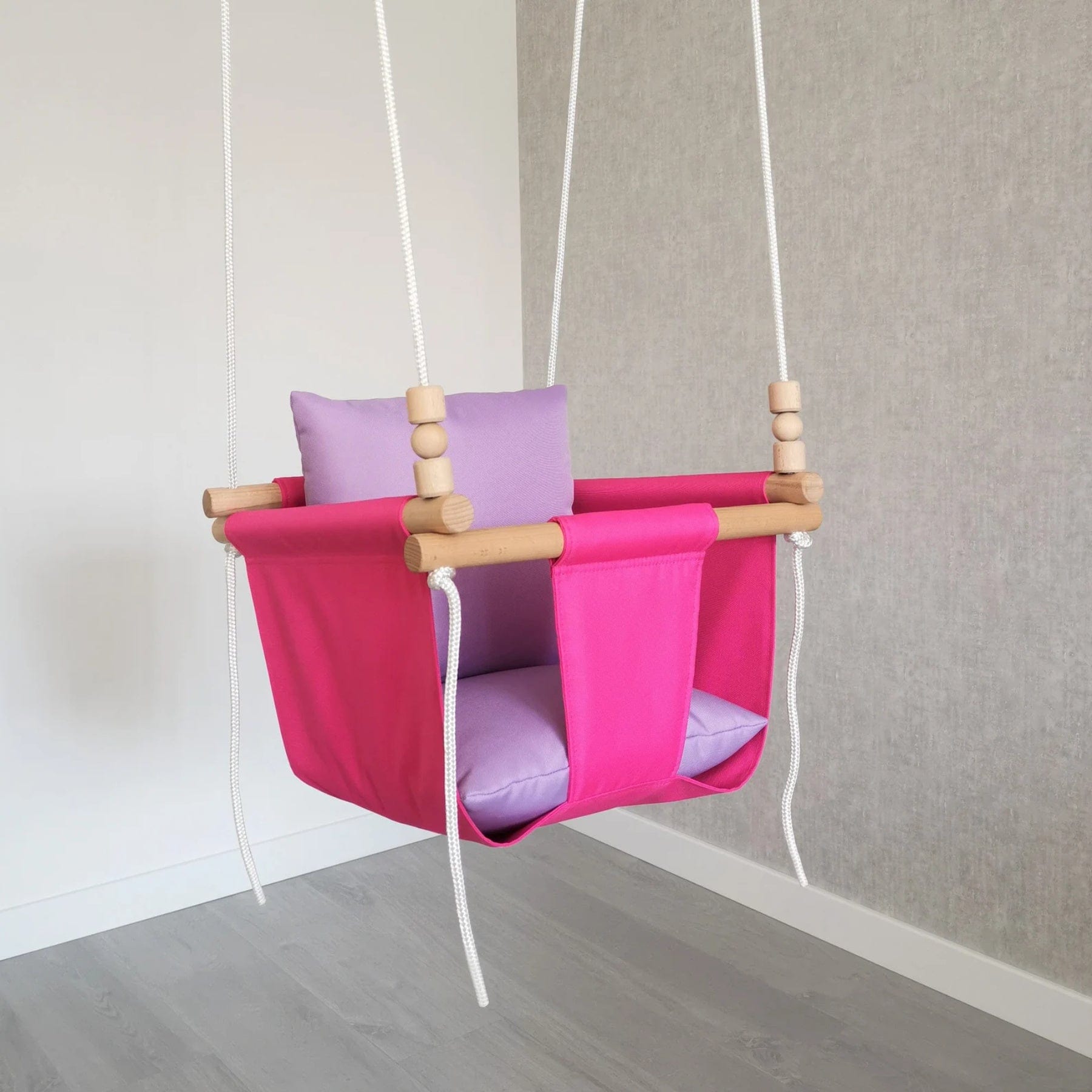 Babyschaukel Pink Lila - LeoBabys
