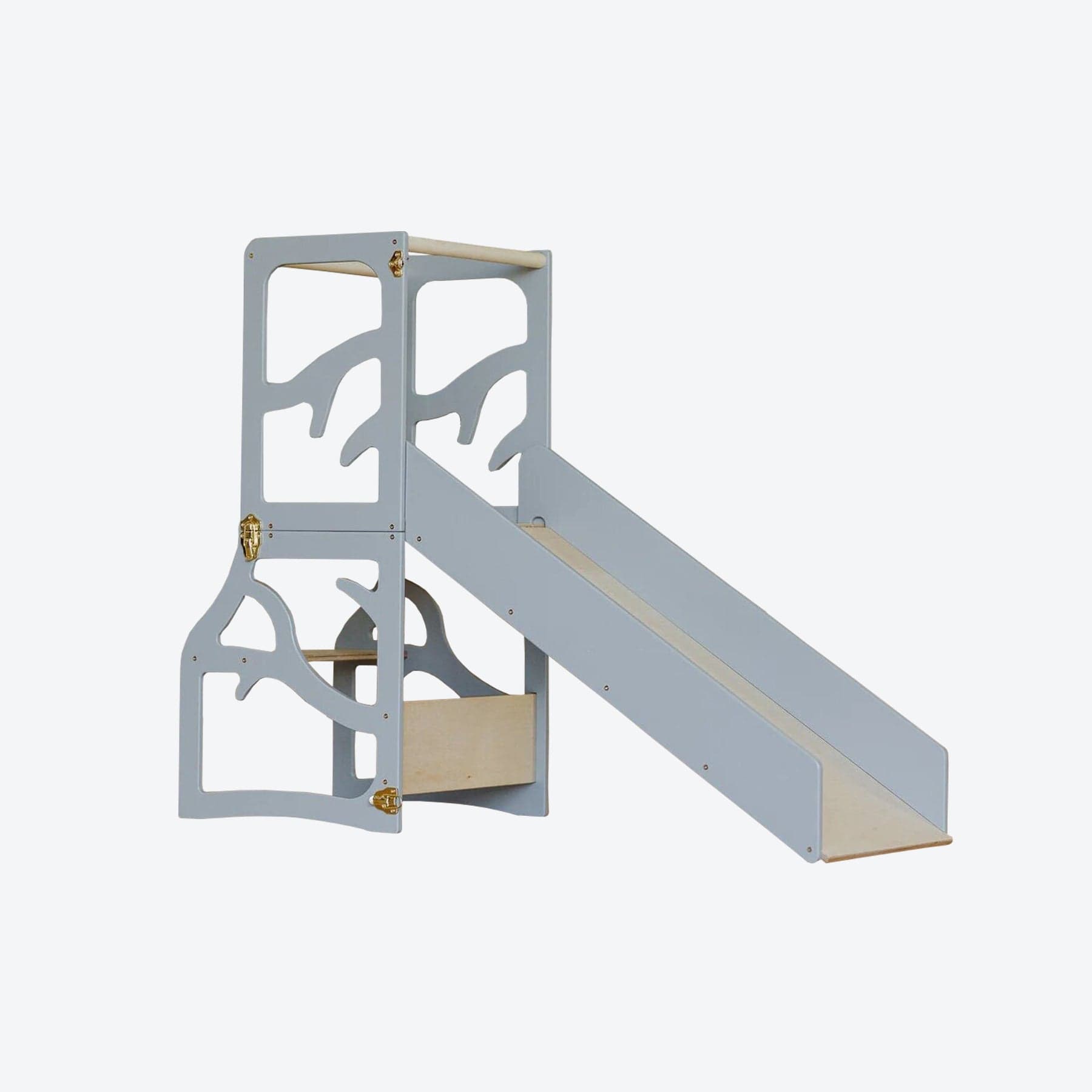 3in1 Lernturm Learning Tower - Lernturm mit Rutsche und Tritthocker - LeoBabys