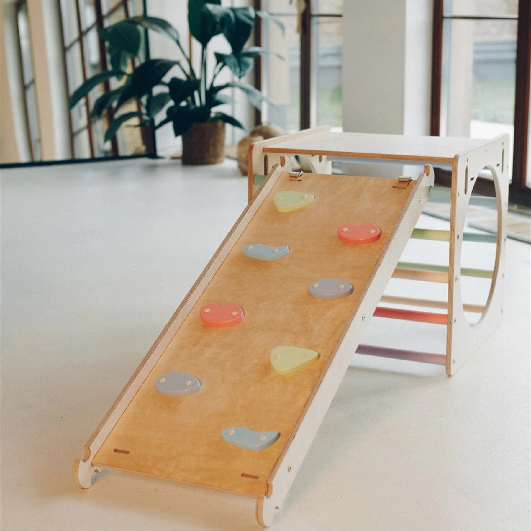 Kletterwürfel Explorer Holz Pastell - LeoBabys