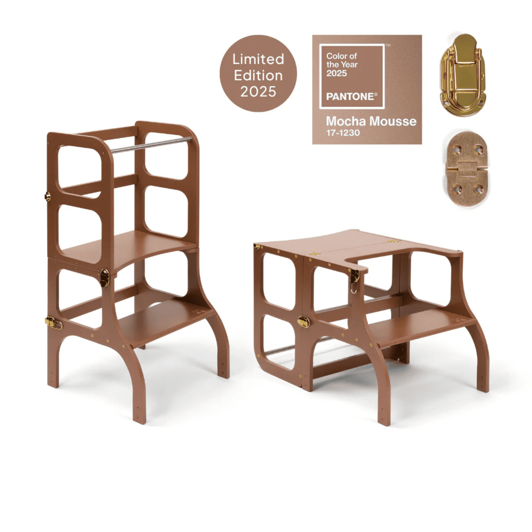 Limitierte Edition 2025 - Montessori Lernturm 2-in-1 - LeoBabys