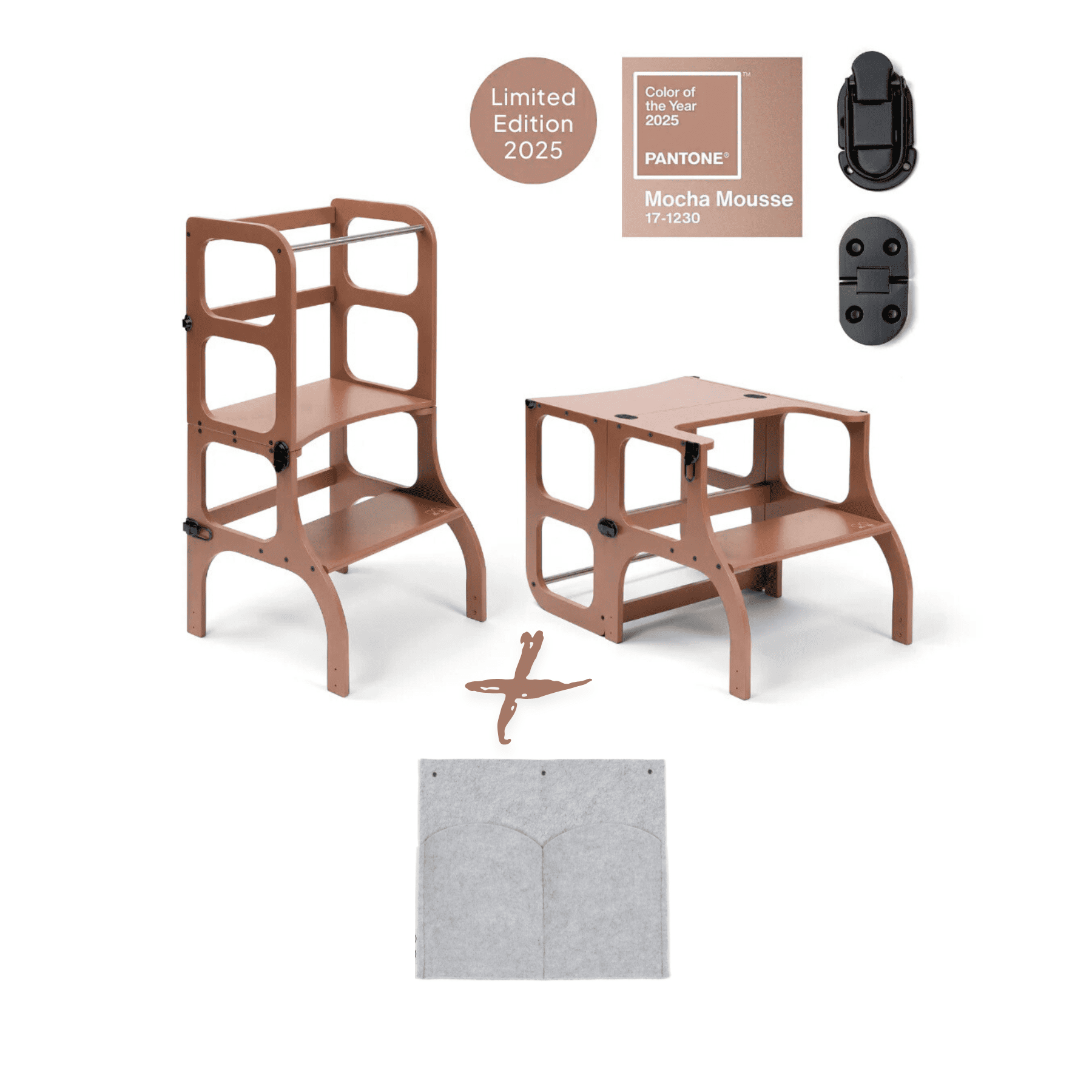 Limitierte Edition 2025 - Montessori Lernturm 2-in-1