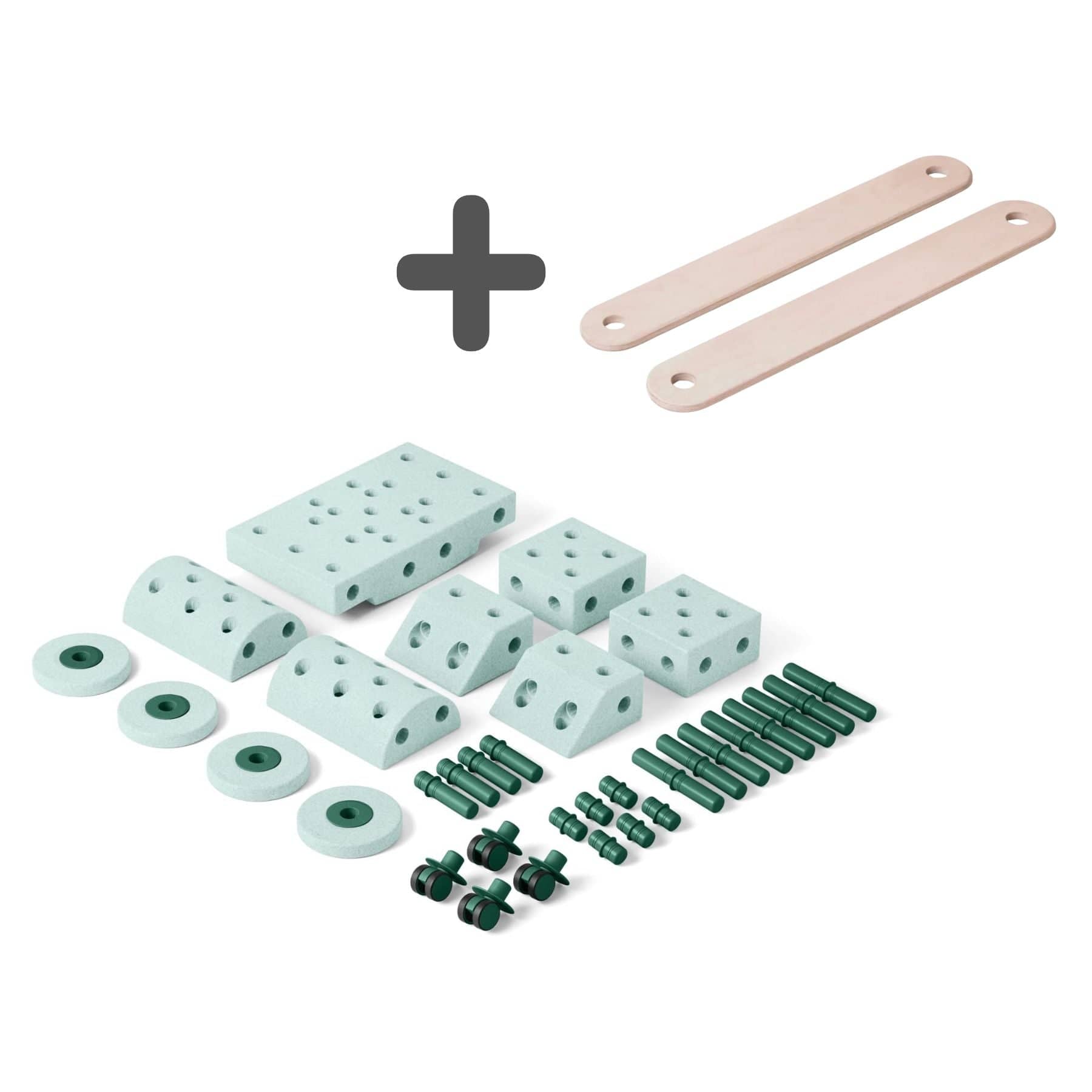 MODU® Dreamer Set Bundle – Konstruktionsspielzeug inkl. 2× Balance Beams (Gratis) - LeoBabys