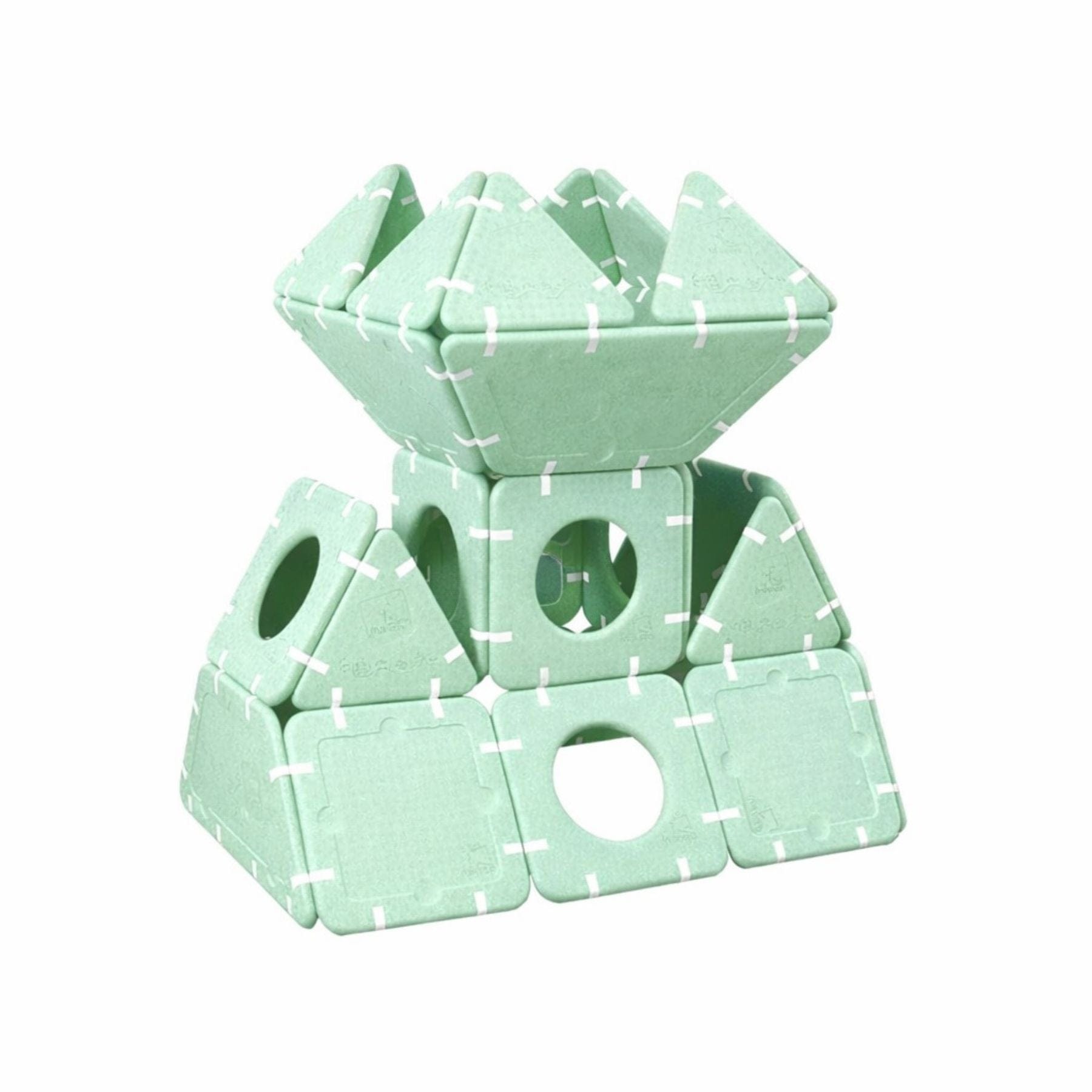 Magnetische Riesenbausteine - Magnetbaukasten Set 30-teilig - LeoBabys