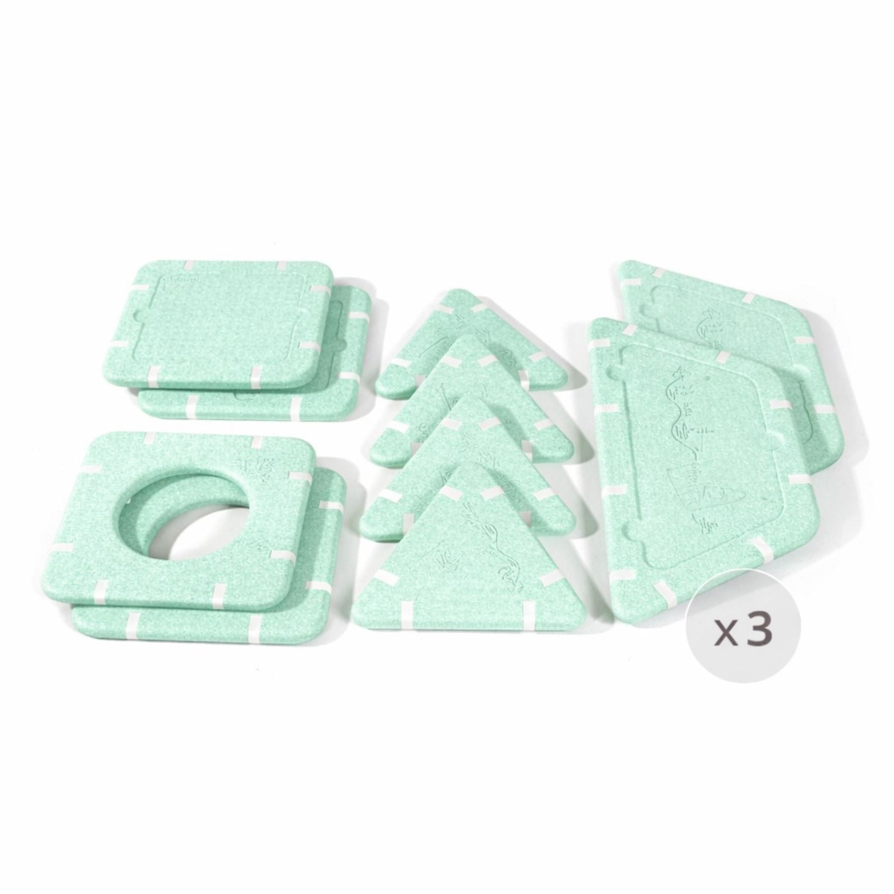 Magnetische Riesenbausteine - Magnetbaukasten Set 30-teilig - LeoBabys