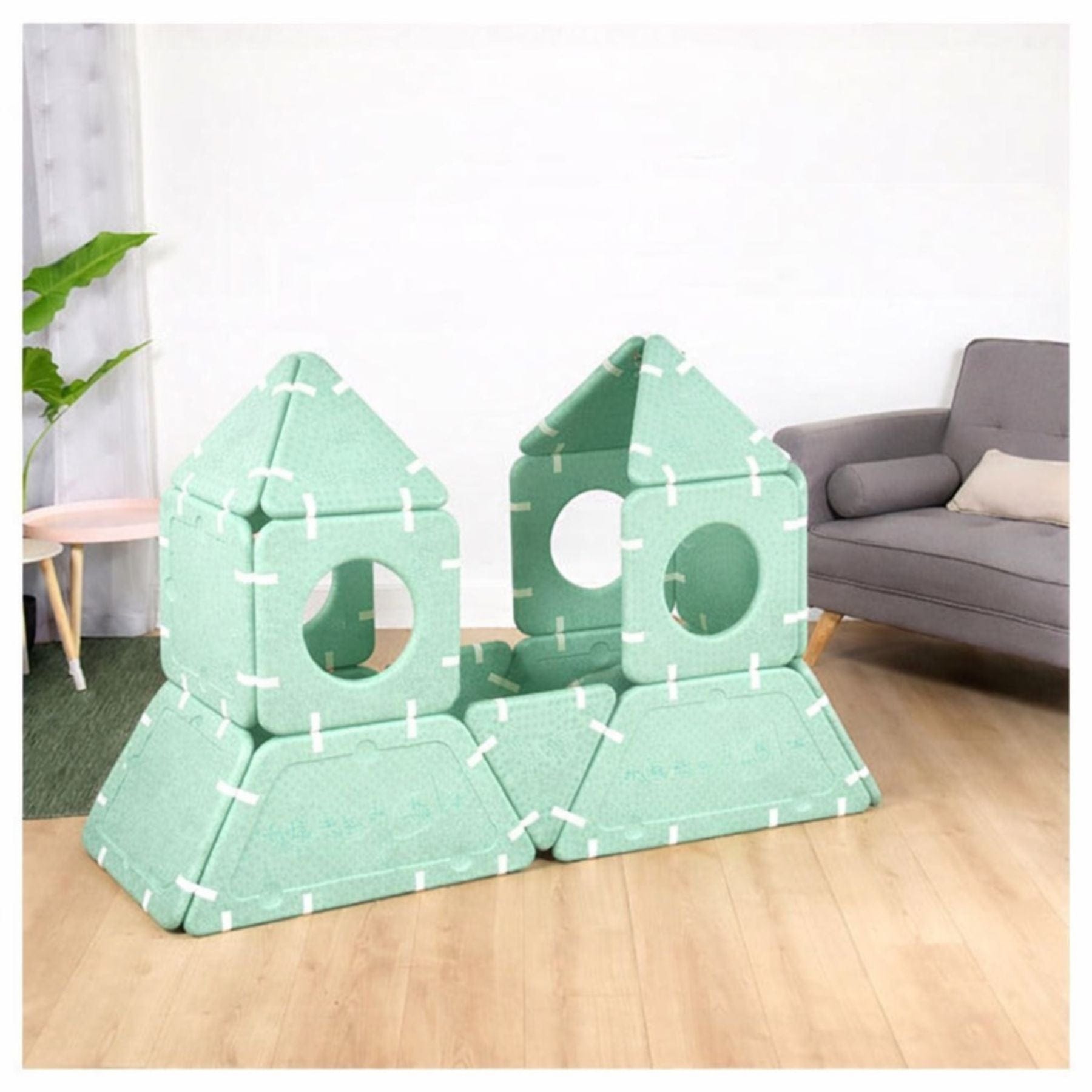 Magnetische Riesenbausteine - Magnetbaukasten Set 30-teilig - LeoBabys