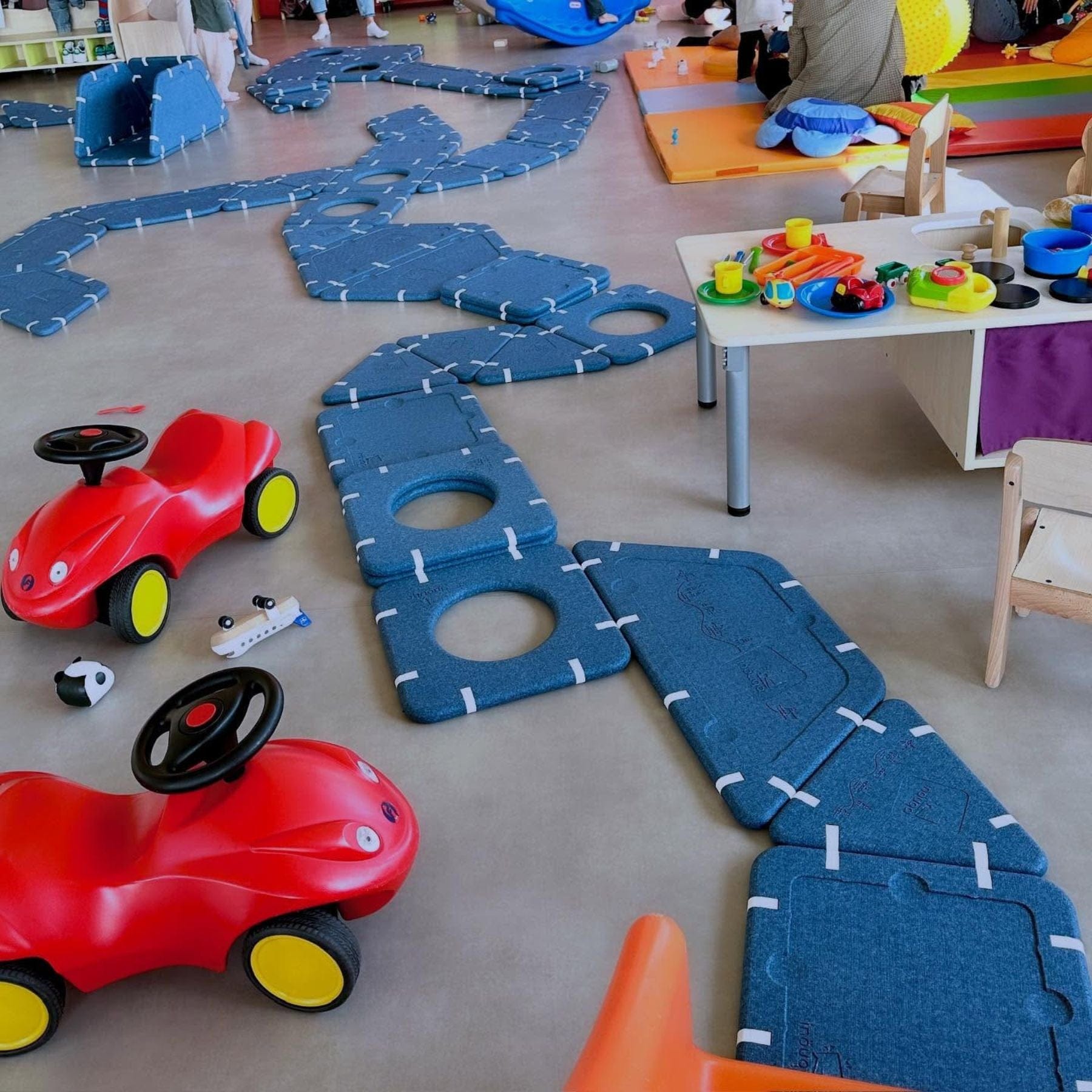 Magnetische Riesenbausteine - Magnetbaukasten-Set 30-teilig