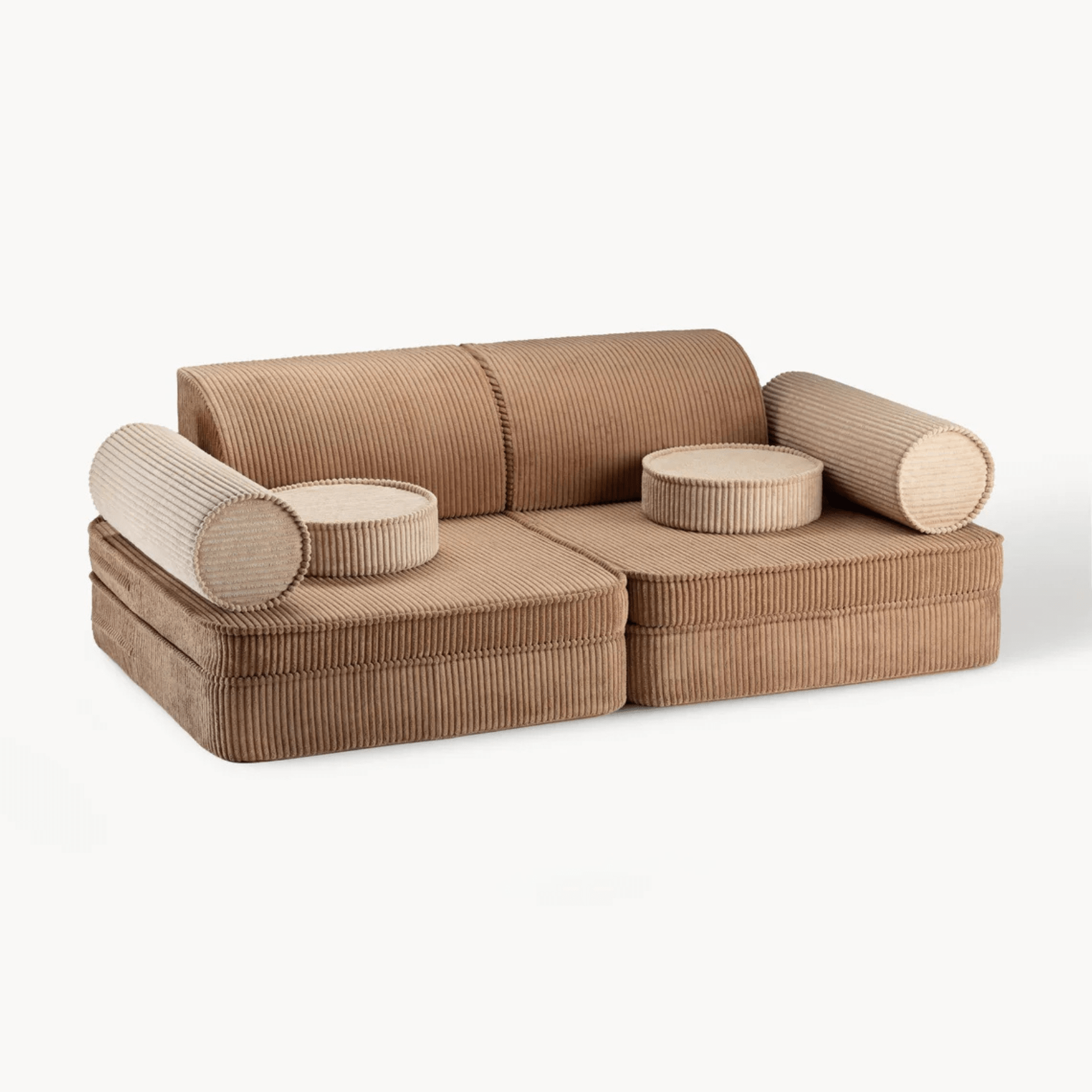 Modulares Kinder-Spielsofa Kindersofa aus Cord I wigiwama - LeoBabys