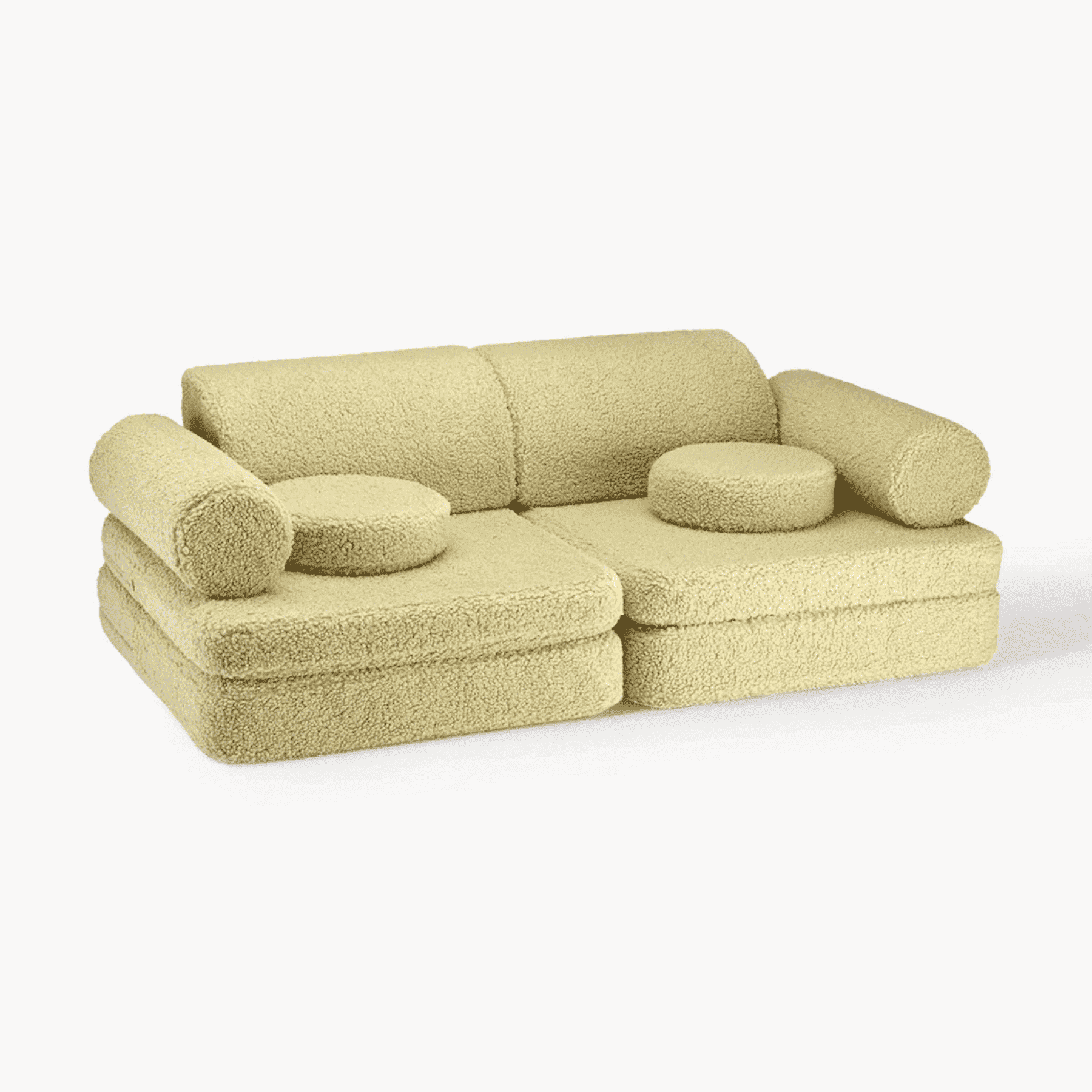 Modulares Kinder-Spielsofa Kindersofa aus Teddy I wigiwama - LeoBabys