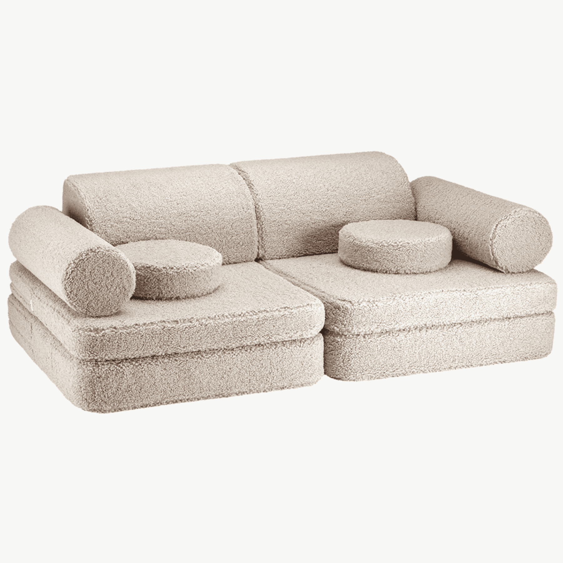 Modulares Kinder-Spielsofa Kindersofa aus Teddy I wigiwama - LeoBabys