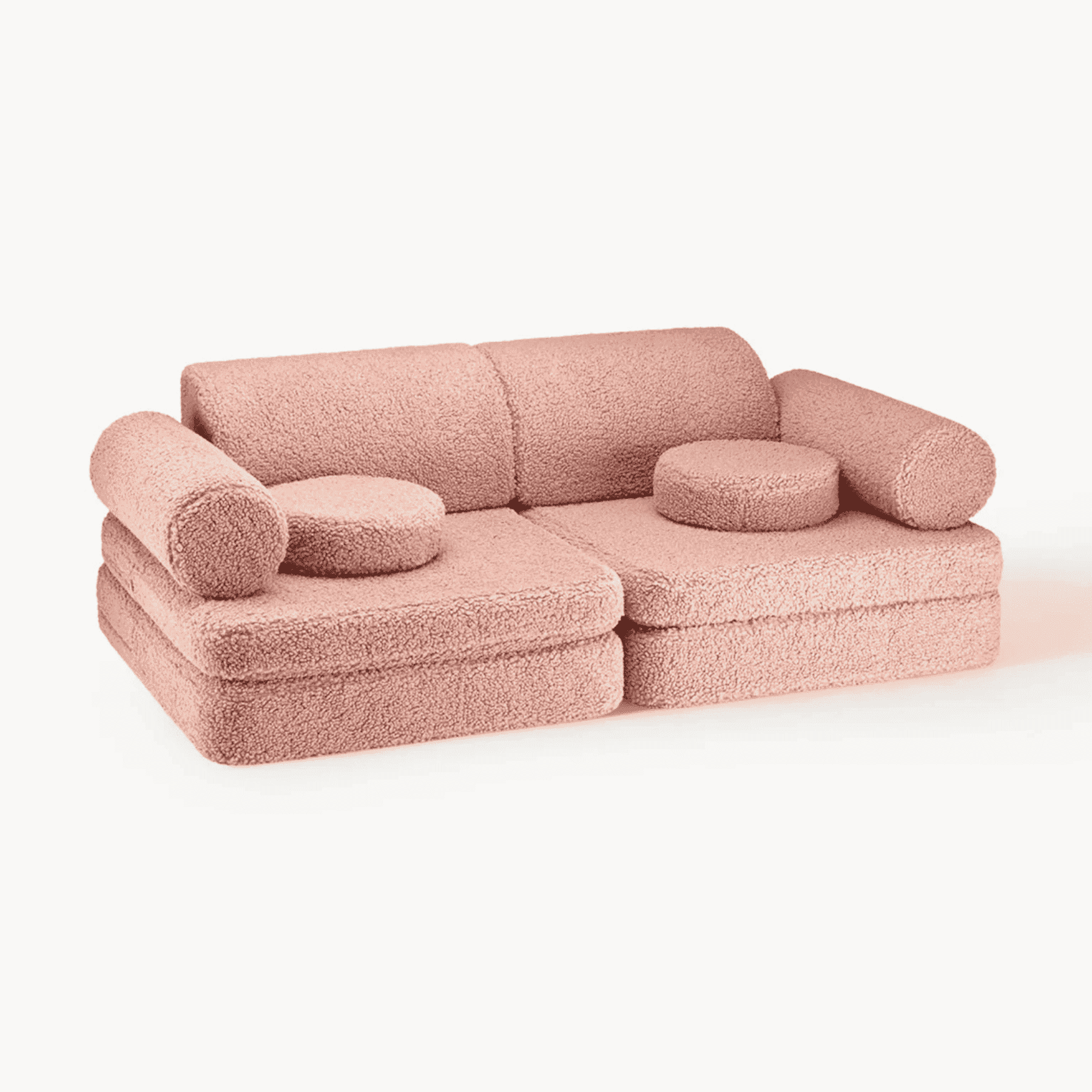 Modulares Kinder-Spielsofa Kindersofa aus Teddy I wigiwama - LeoBabys