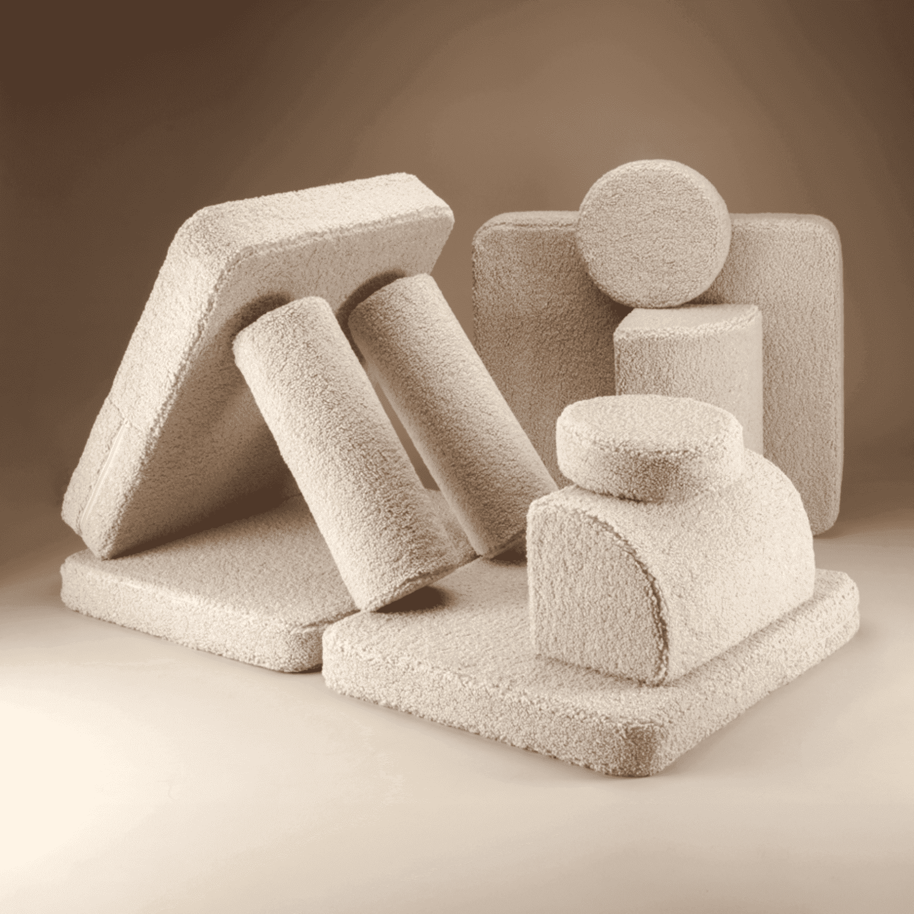 Modulares Kinder-Spielsofa Kindersofa aus Teddy I wigiwama - LeoBabys