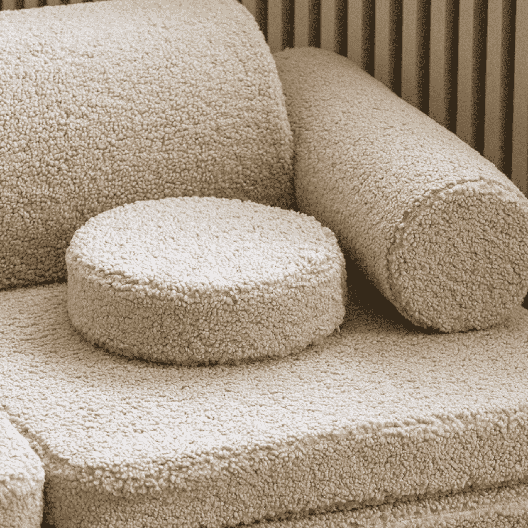 Modulares Kinder-Spielsofa Kindersofa aus Teddy I wigiwama - LeoBabys