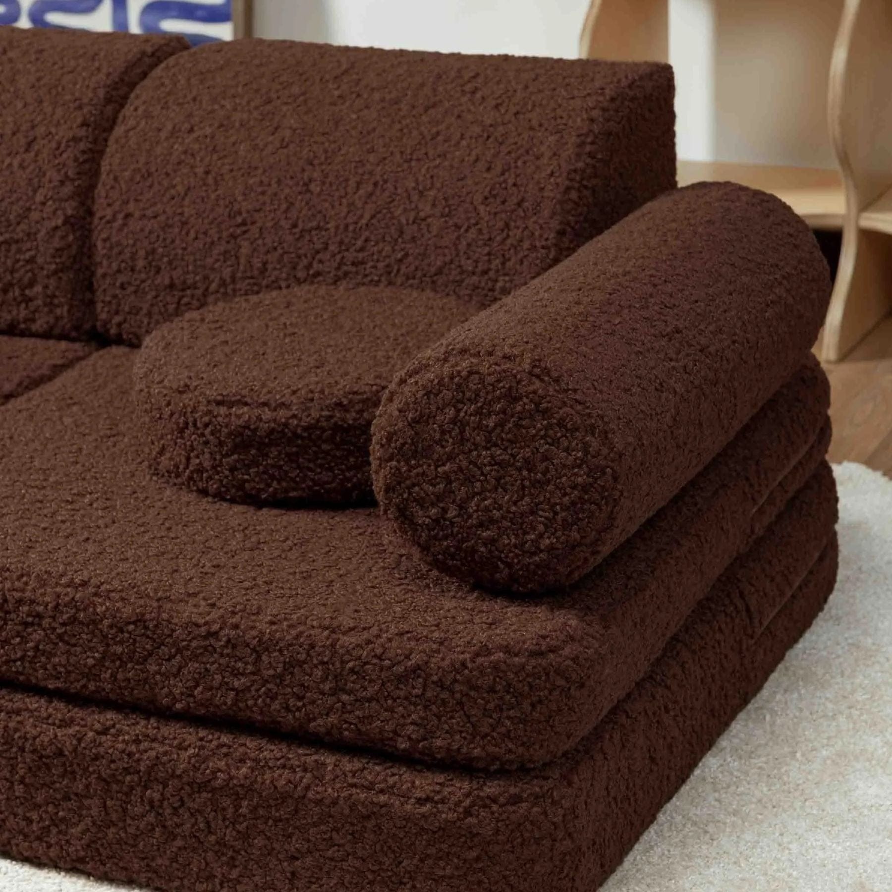 Modulares Kinder-Spielsofa Kindersofa aus Teddy I wigiwama - LeoBabys