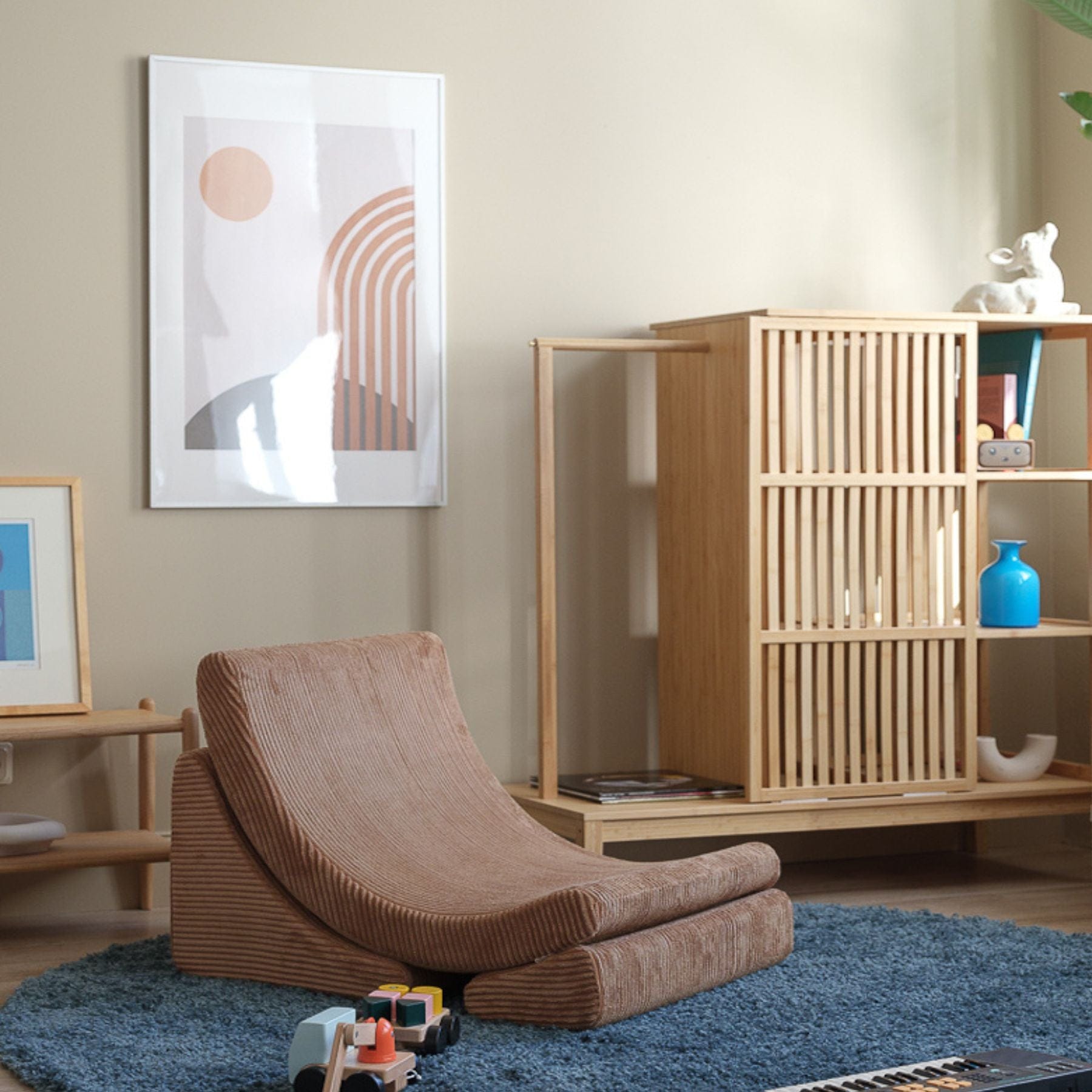 Moon Kindersessel I Wigiwama Mondstuhl – modularer Kinder-Sessel I Cord - LeoBabys