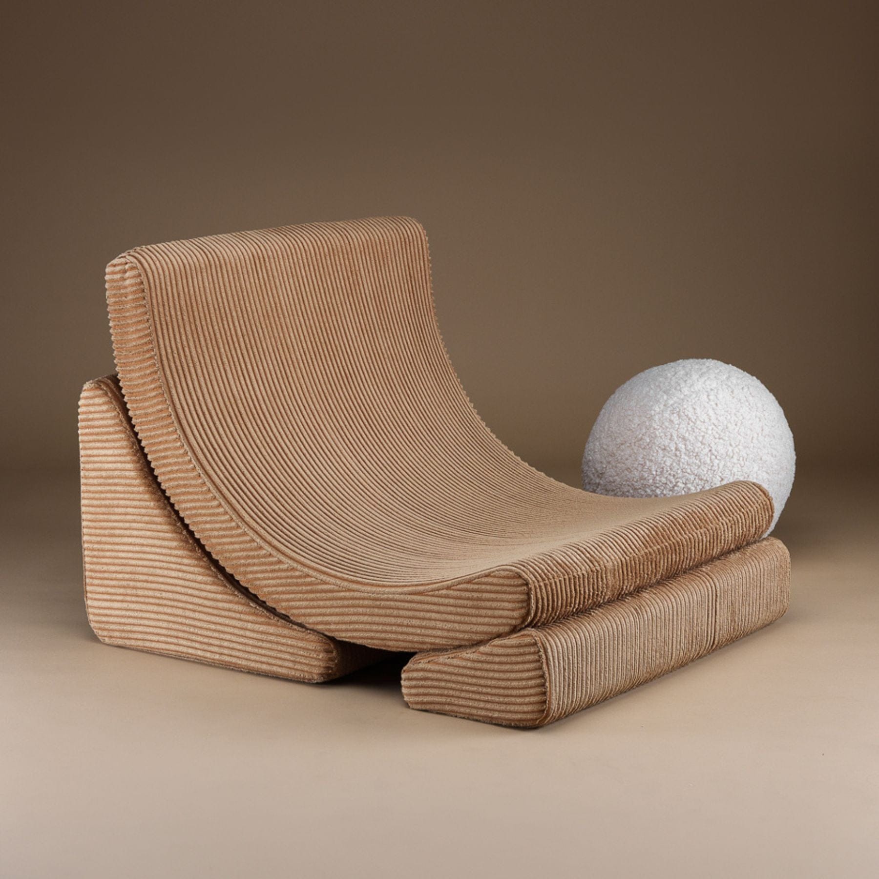 Moon Kindersessel I Wigiwama Mondstuhl – modularer Kinder-Sessel I Cord - LeoBabys