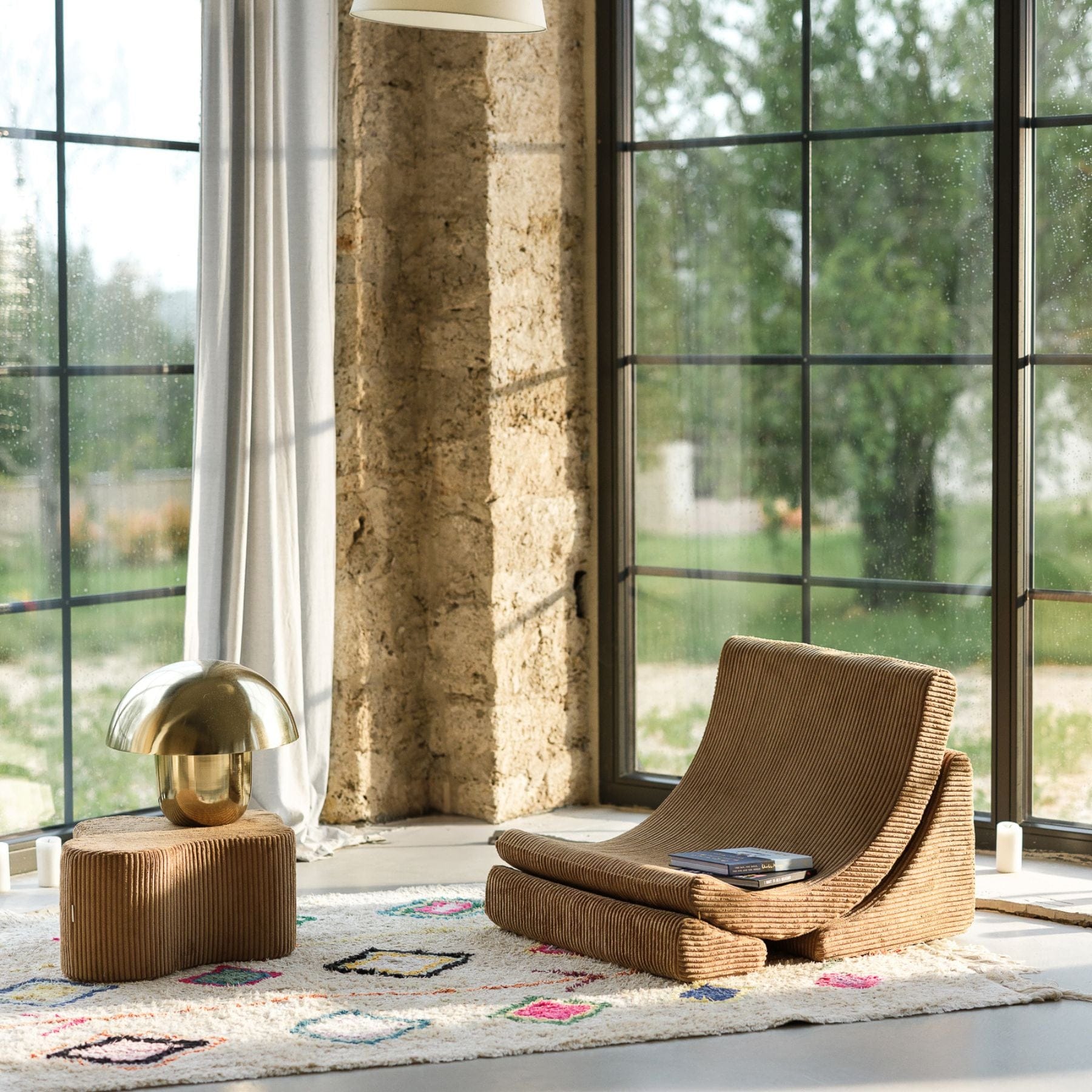 Moon Kindersessel I Wigiwama Mondstuhl – modularer Kinder-Sessel I Cord - LeoBabys