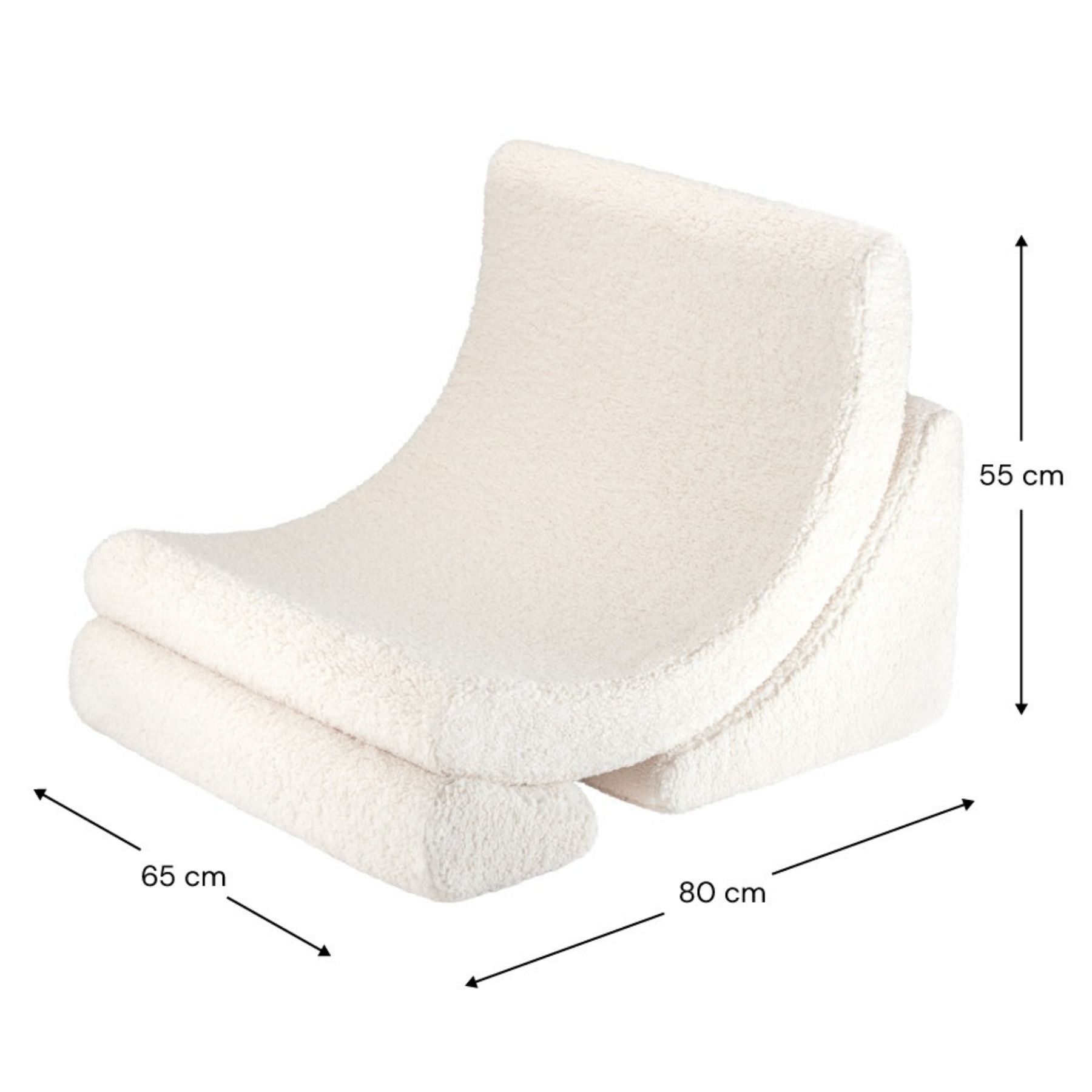 Moon Kindersessel I Wigiwama Mondstuhl – modularer Kinder-Sessel I Teddy - LeoBabys