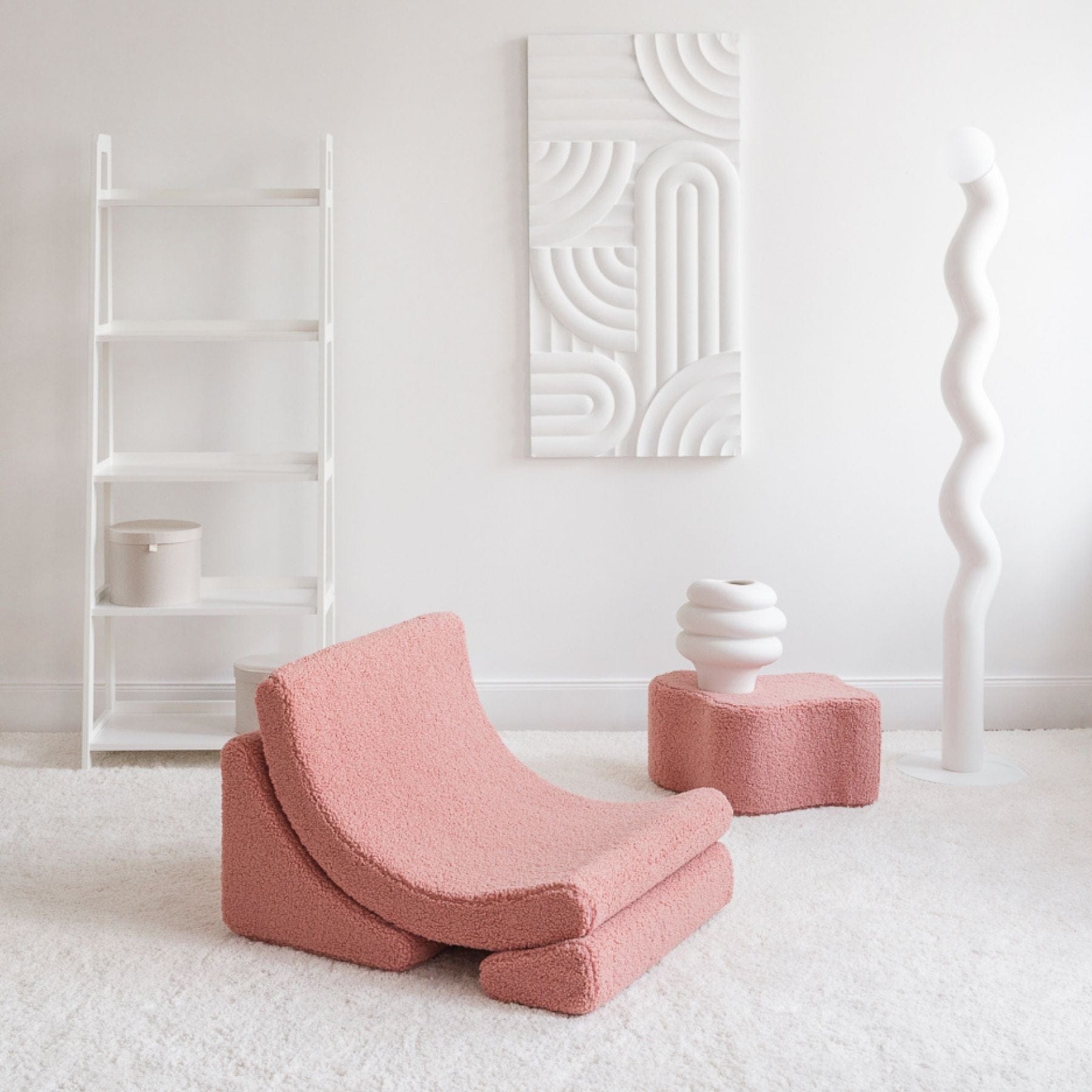 Moon Kindersessel I Wigiwama Mondstuhl – modularer Kinder-Sessel I Teddy - LeoBabys