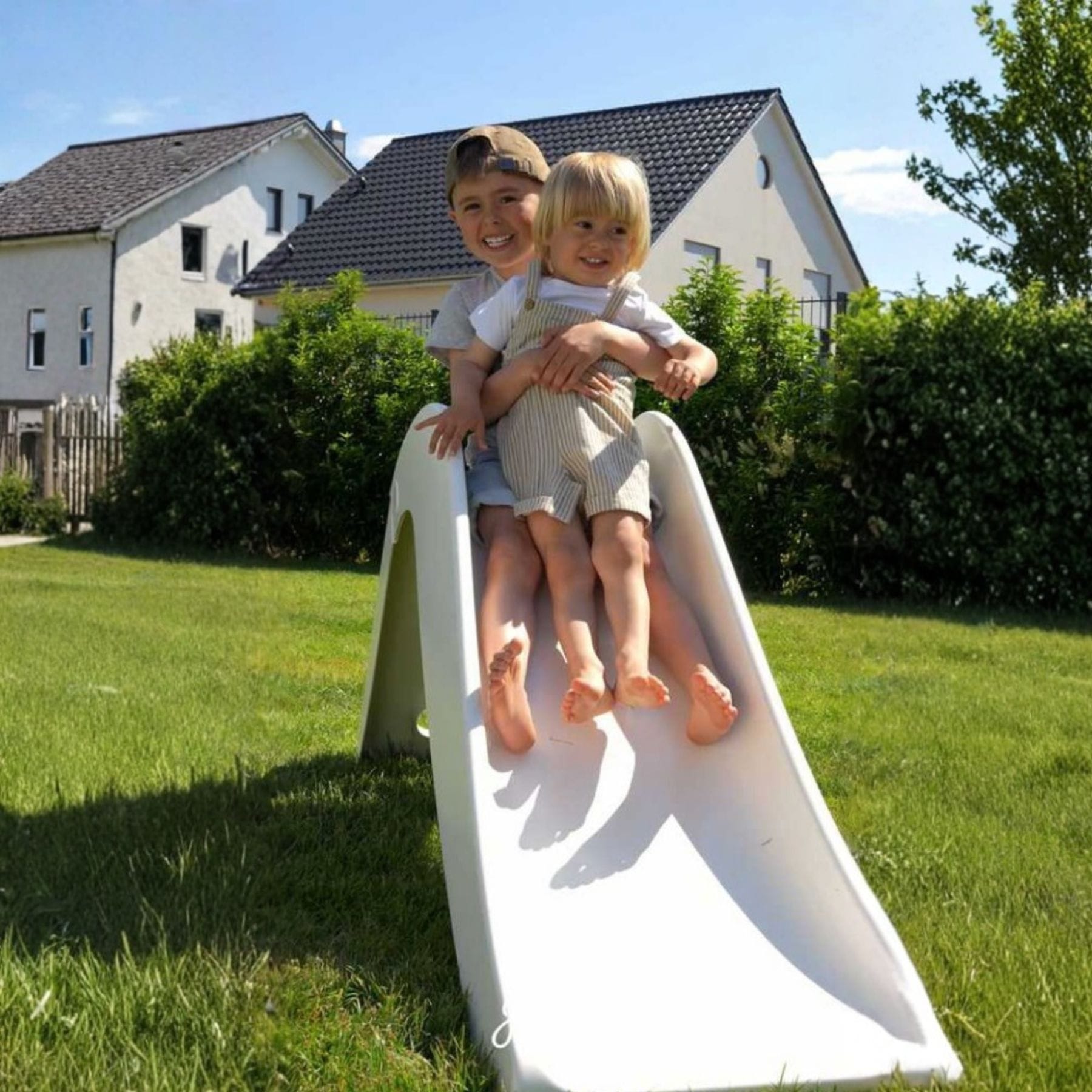 White Dolphin Outdoor Rutsche aus Kunststoff