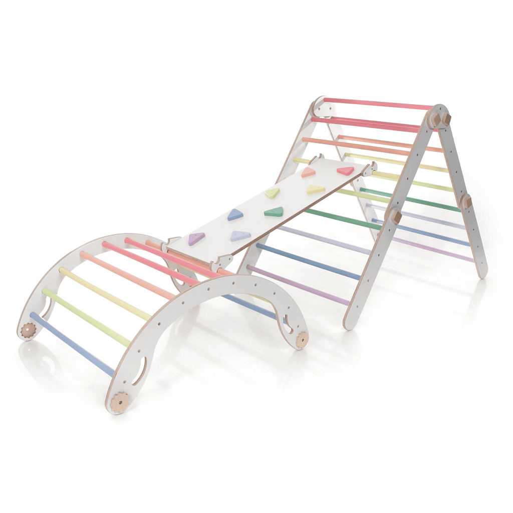 pikler dreieck zelt Pikler Dreieck Kletterdreieck Pastell – Klappbar & Modular erweiterbar