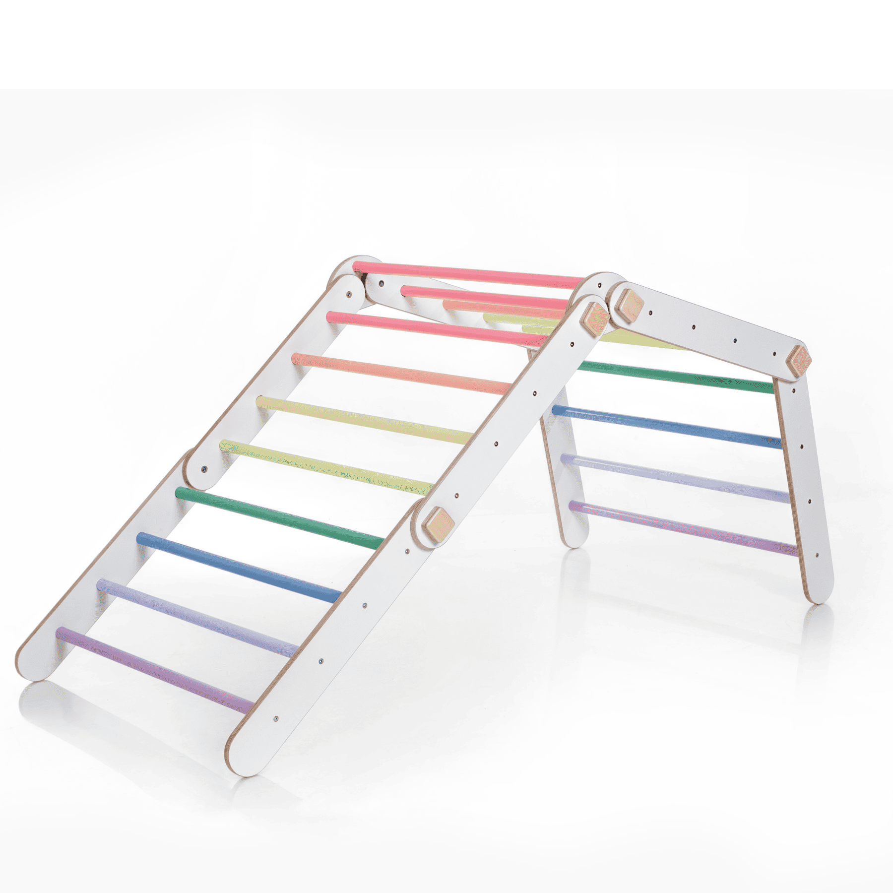 Pikler Dreieck Kletterdreieck Pastell – Klappbar - LeoBabys