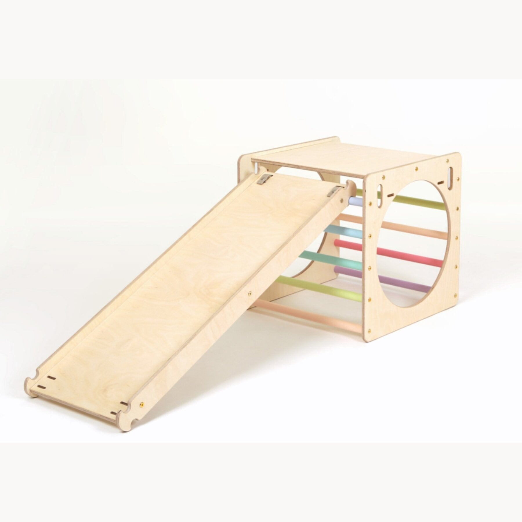 Kletterwürfel Explorer Holz Pastell - LeoBabys