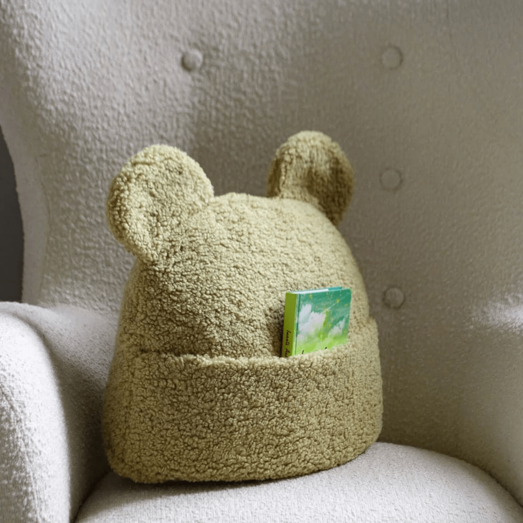 Kissen mit Tasche aus Teddy Polster I wigiwama - LeoBabys
