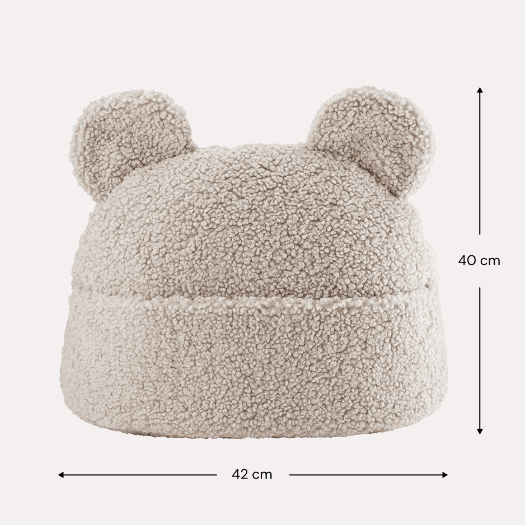 Kissen mit Tasche aus Teddy Polster I wigiwama - LeoBabys