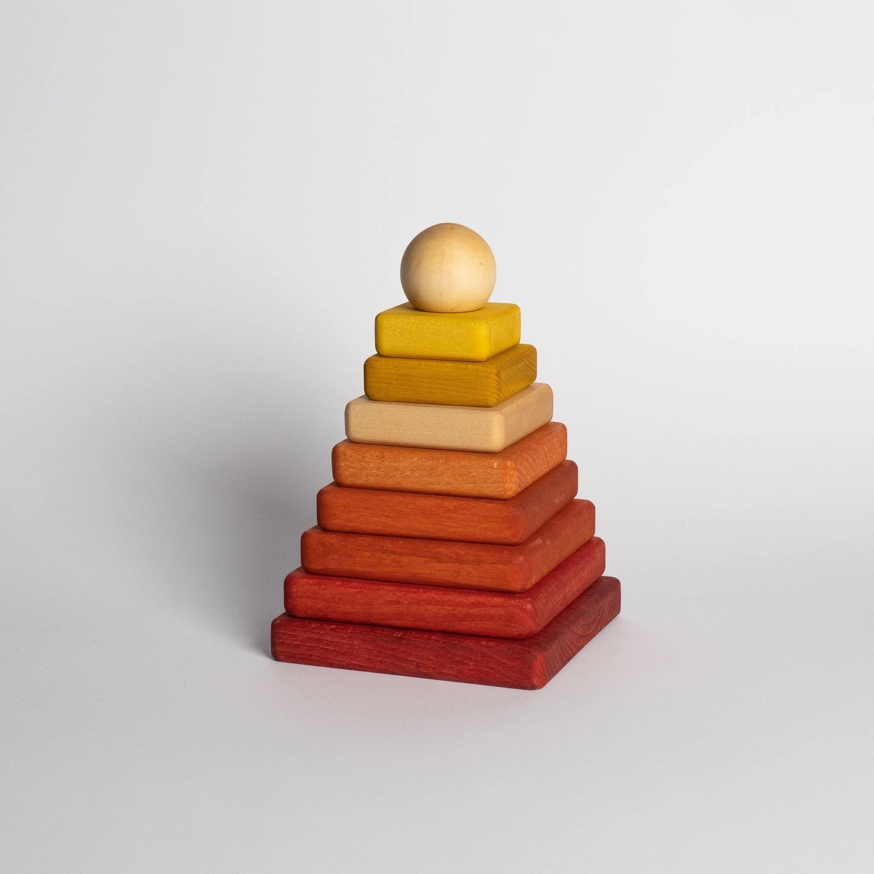 Montessori Spielzeugpyramide - Montessori Stapelturm aus Holz | Wooden Story