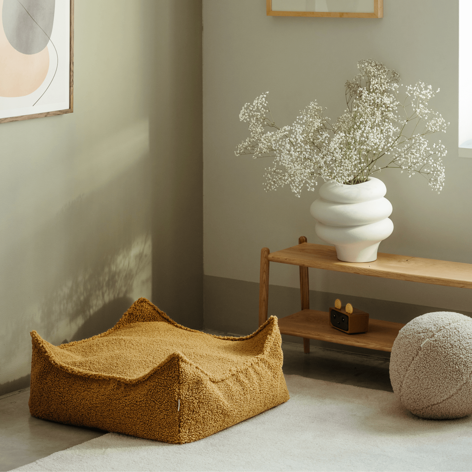 Kinder Ottoman Sitzgelegenheit & Beanbag Bundle – Wigiwama