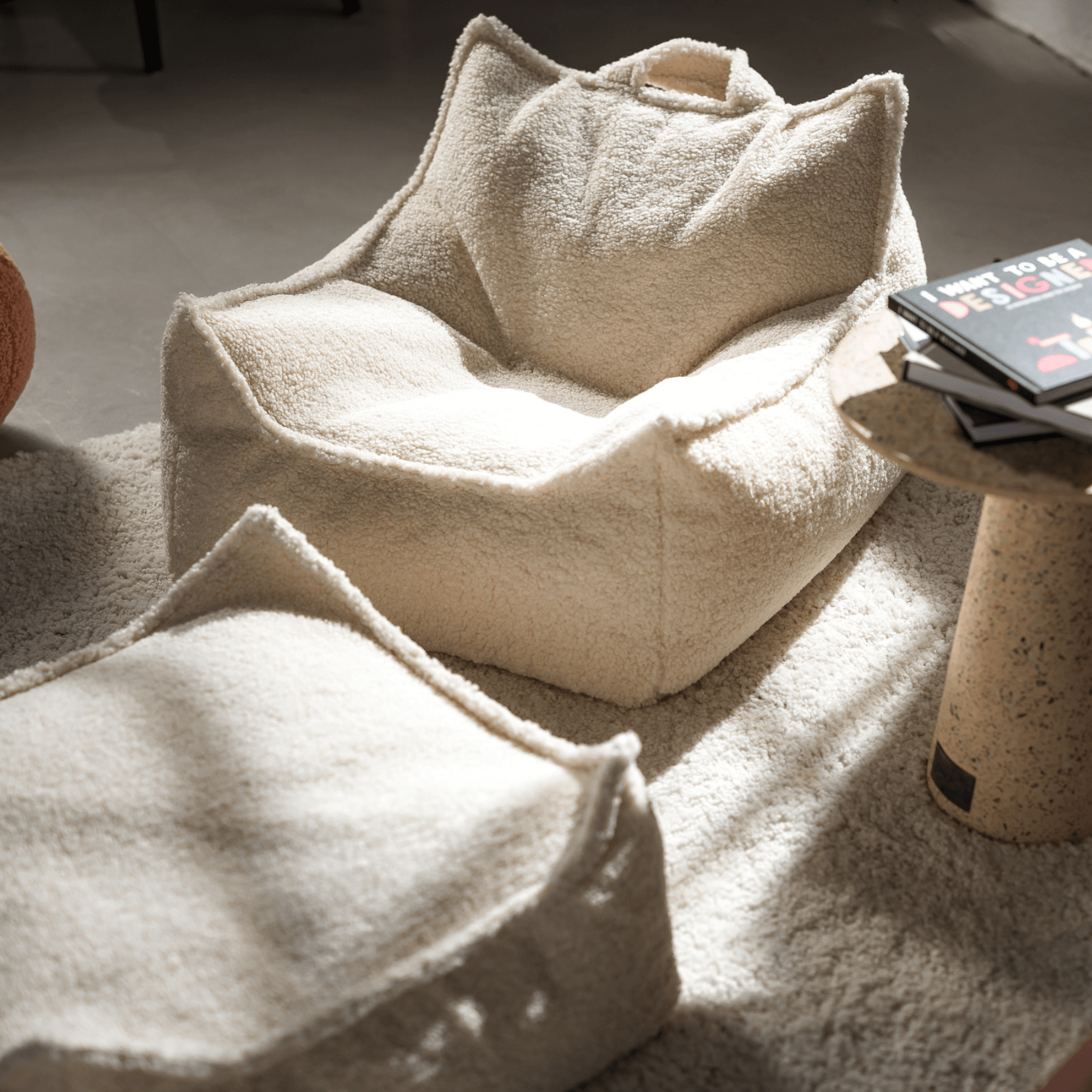 Kinder Ottoman Sitzgelegenheit & Beanbag Bundle – Wigiwama