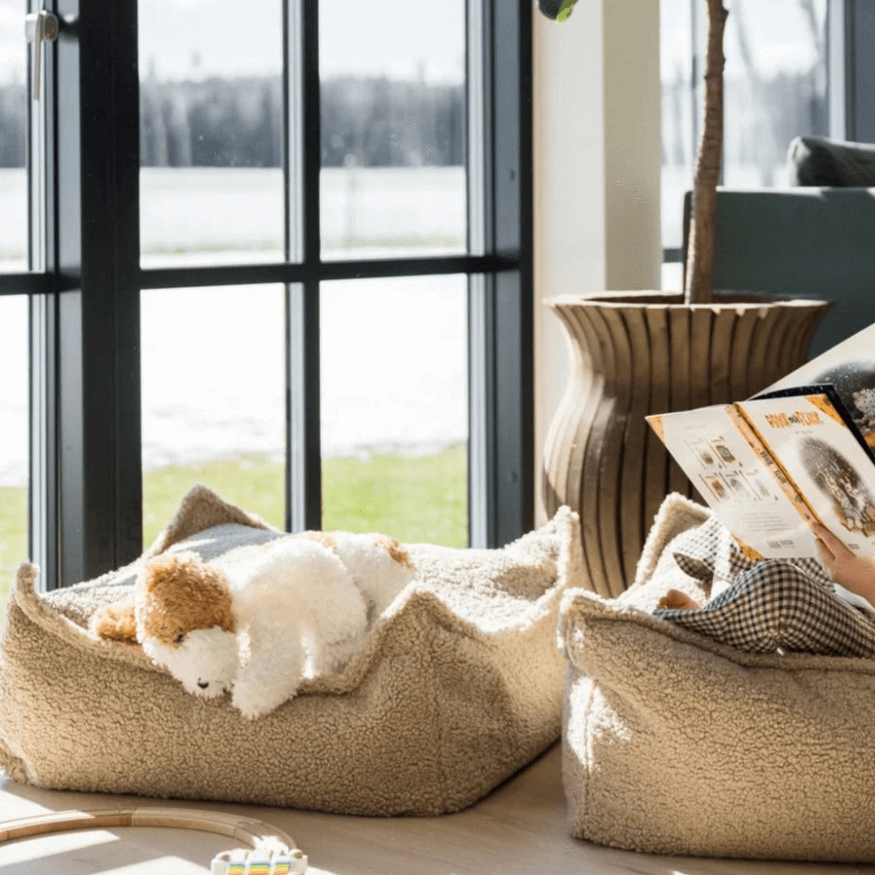 Kinder Ottoman Sitzgelegenheit & Beanbag Bundle – Wigiwama