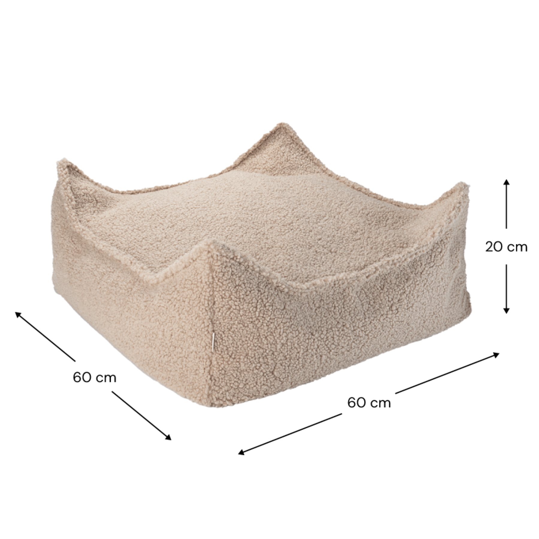 Kinder Ottoman Sitzgelegenheit & Beanbag Bundle – Wigiwama