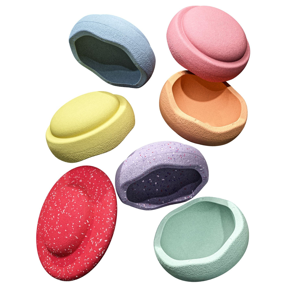 Stapelsteine Stapelstein Rainbow Set Winter Special, 6 + 1, classic oder pastel