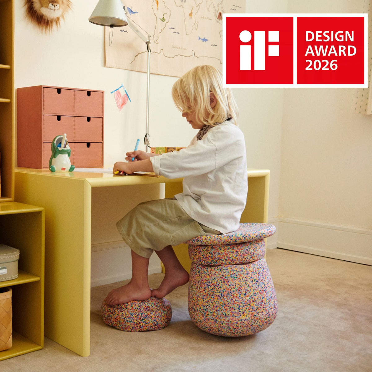 Stapelsteine Stapelstein Dynamic all, mitwachsender Hocker für Kinder und Erwachsene