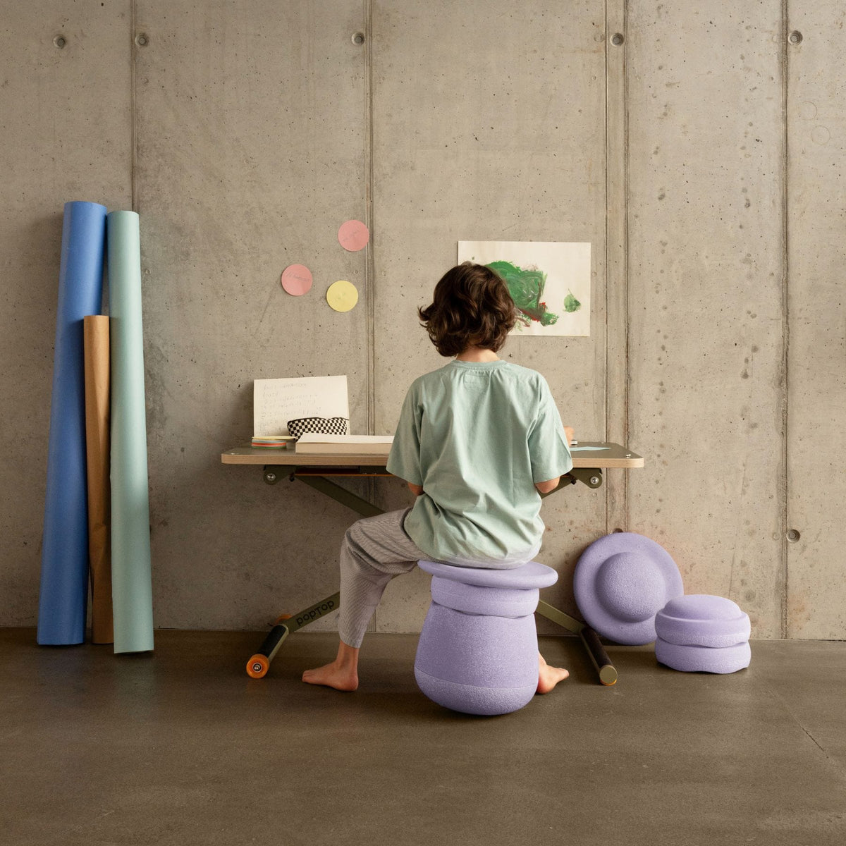 Stapelsteine Stapelstein Dynamic all, mitwachsender Hocker für Kinder und Erwachsene