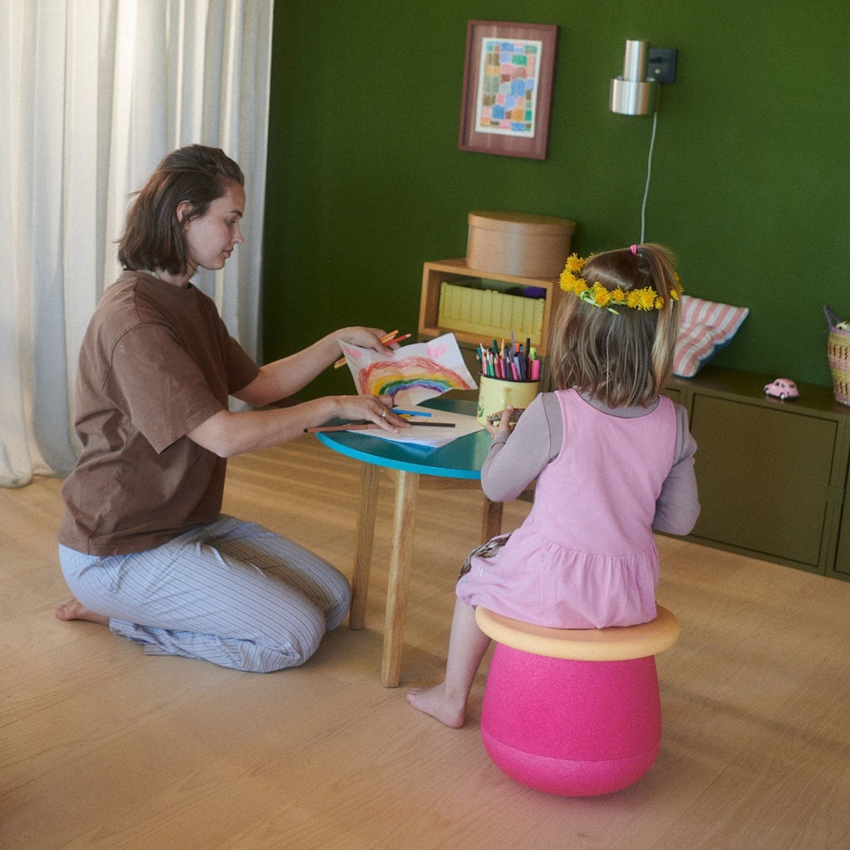 Stapelsteine Stapelstein Dynamic small, Kinderhocker aus Base und Board, ab 3 Jahren